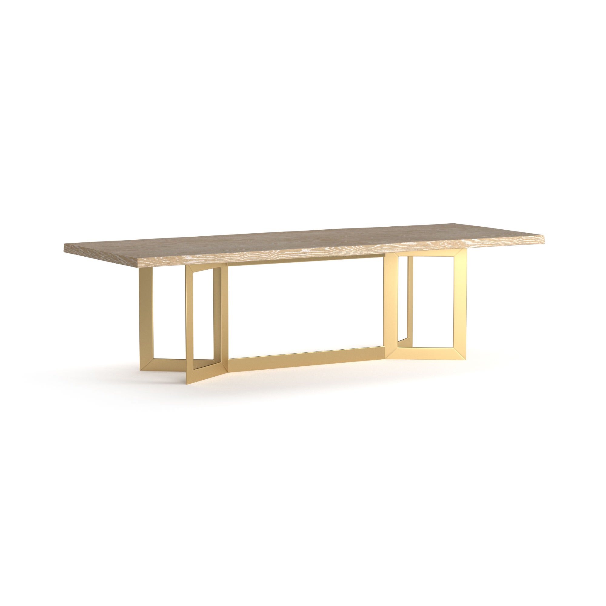 BENCHMADE Oak Live Edge Dining Table 4121-K0842LEB