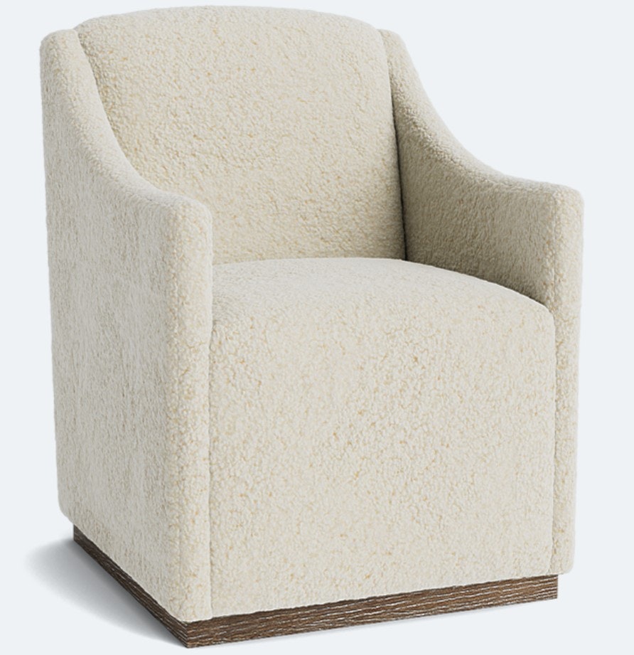 BENCHMADE Arm Chair with Oak Base 4122-0684