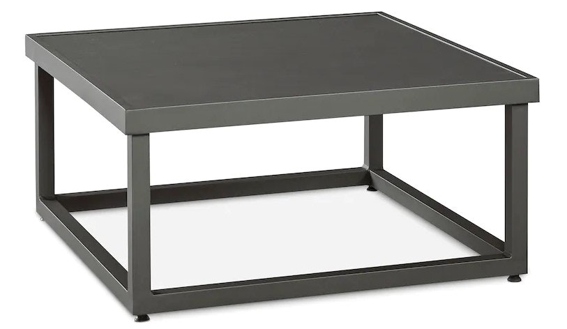 Bassett Square Metal Slat Cocktail Table A019-04