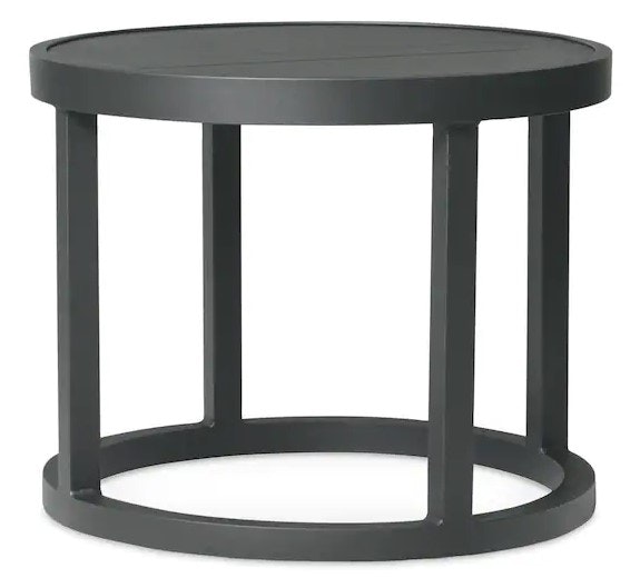 Bassett Round Metal Slat End Table A019-ROSD