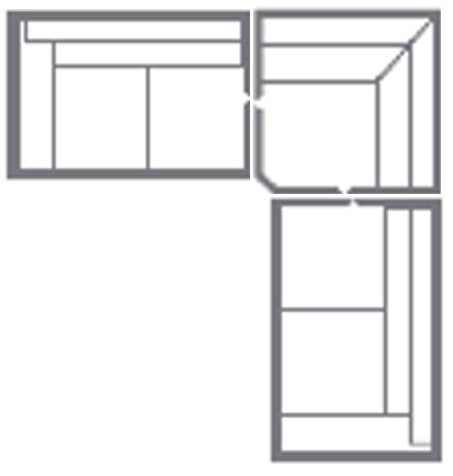 Bassett Small Seating Corner Sect C000-L344143DF
