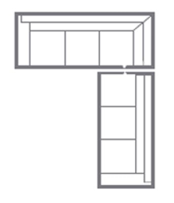Bassett Large L-Sectional DF C000-L6661DF