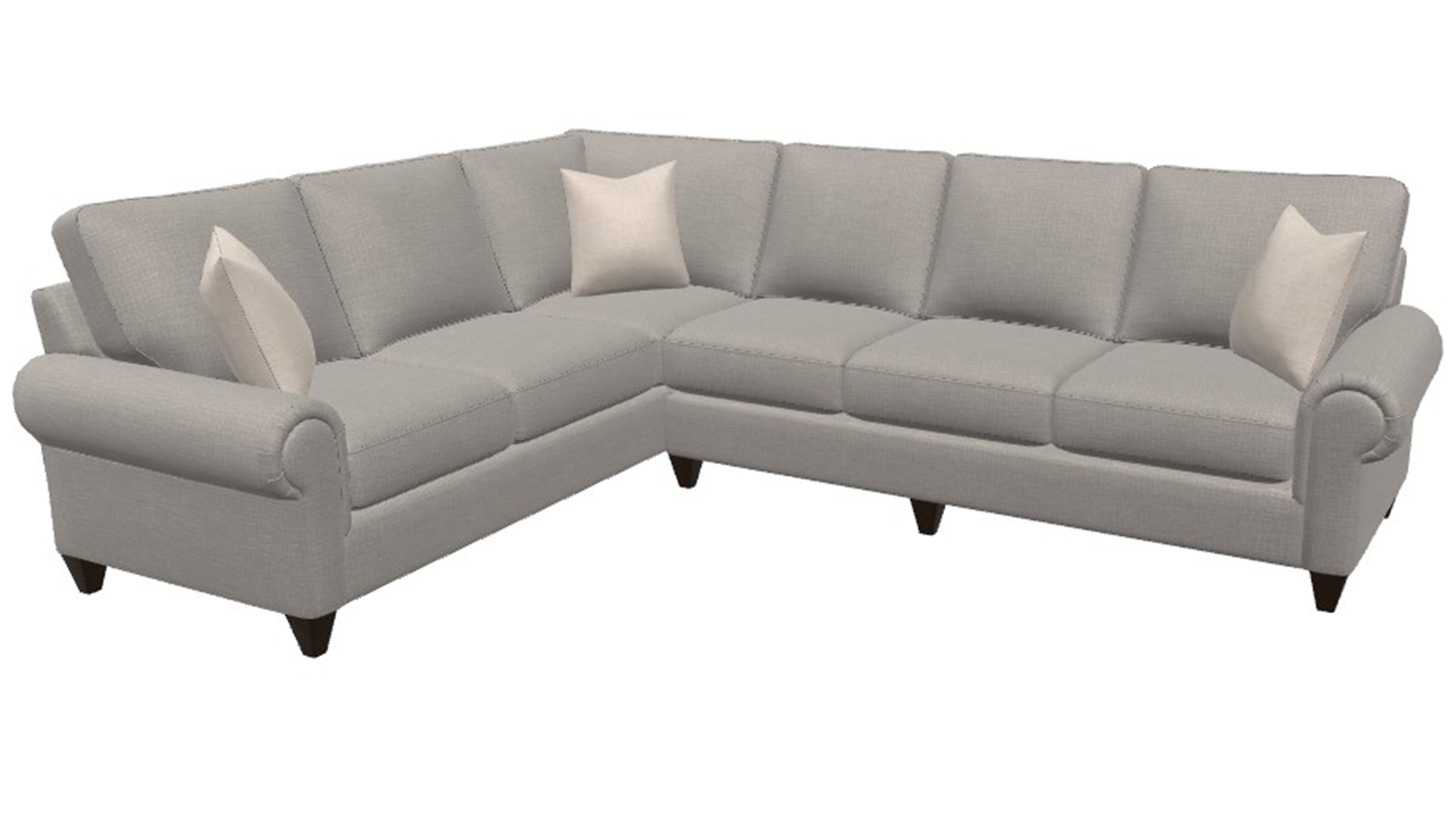 Bassett Large L-Shaped Sectional C000-L6661SF