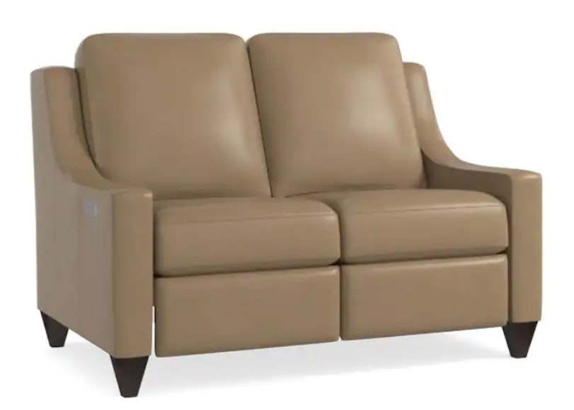 Bassett Reclining Leather Loveseat M000-42ML