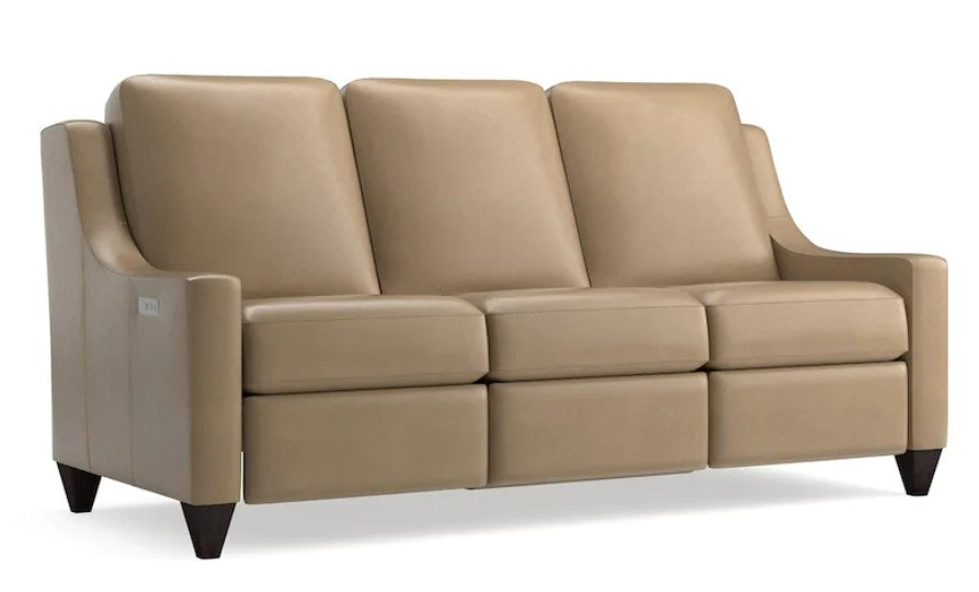 Bassett Reclining Leather Sofa M000-72ML