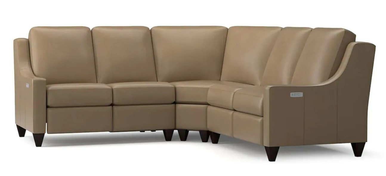 Bassett Reclining Leather L Sectional M000-LSECT3L