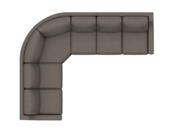 Bassett 4 Piece L-Shaped Sectional M000-LSECT4MLT