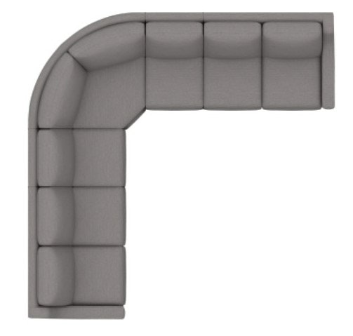 Bassett 5 Piece L-Shaped Sectional M000-LSECT5MT