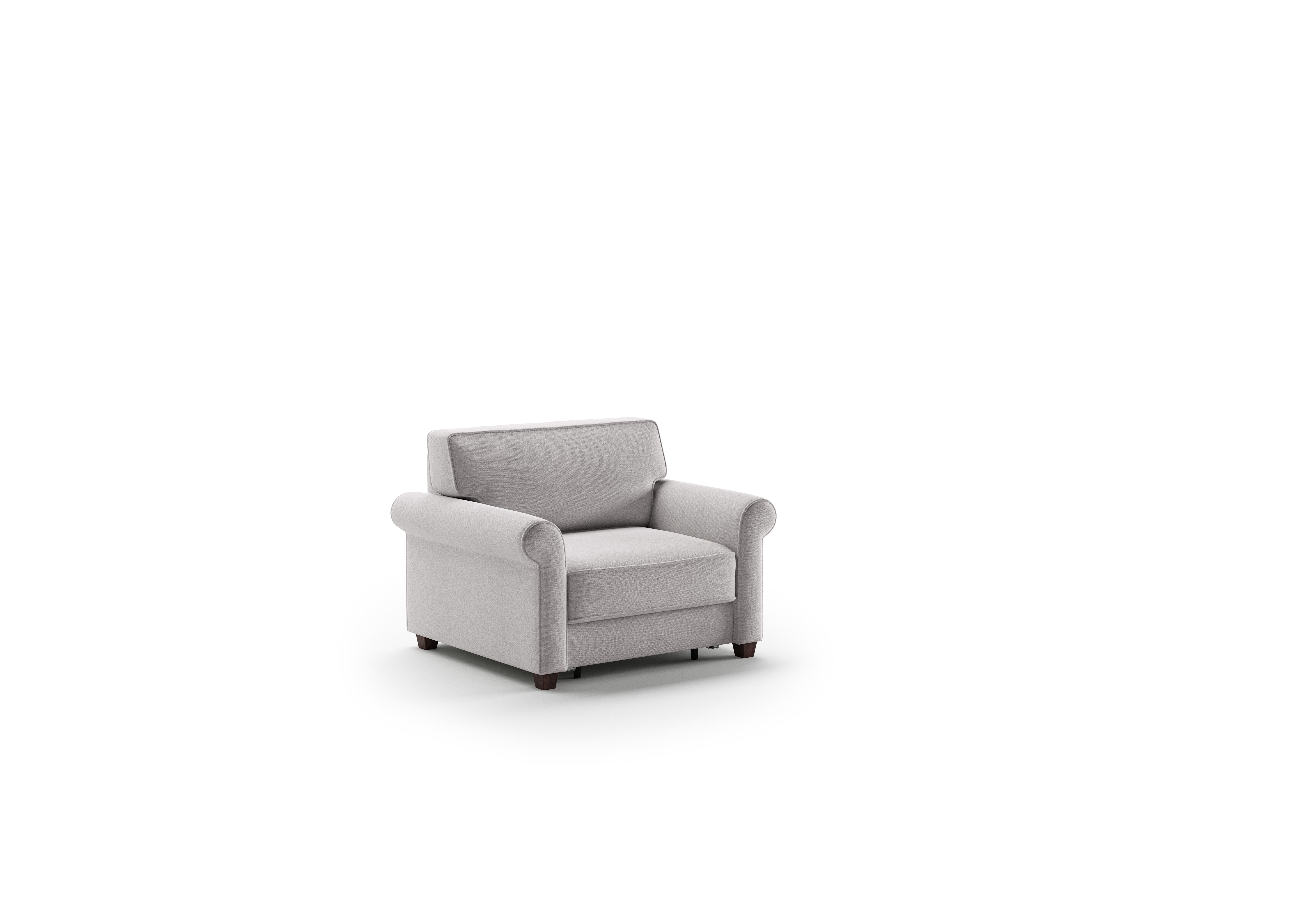 Luonto Furniture Casey Cot Chair Sleeper - Rene 01 - 104/6 Walnut CASE-AHY-RENE/01-104/6-WA