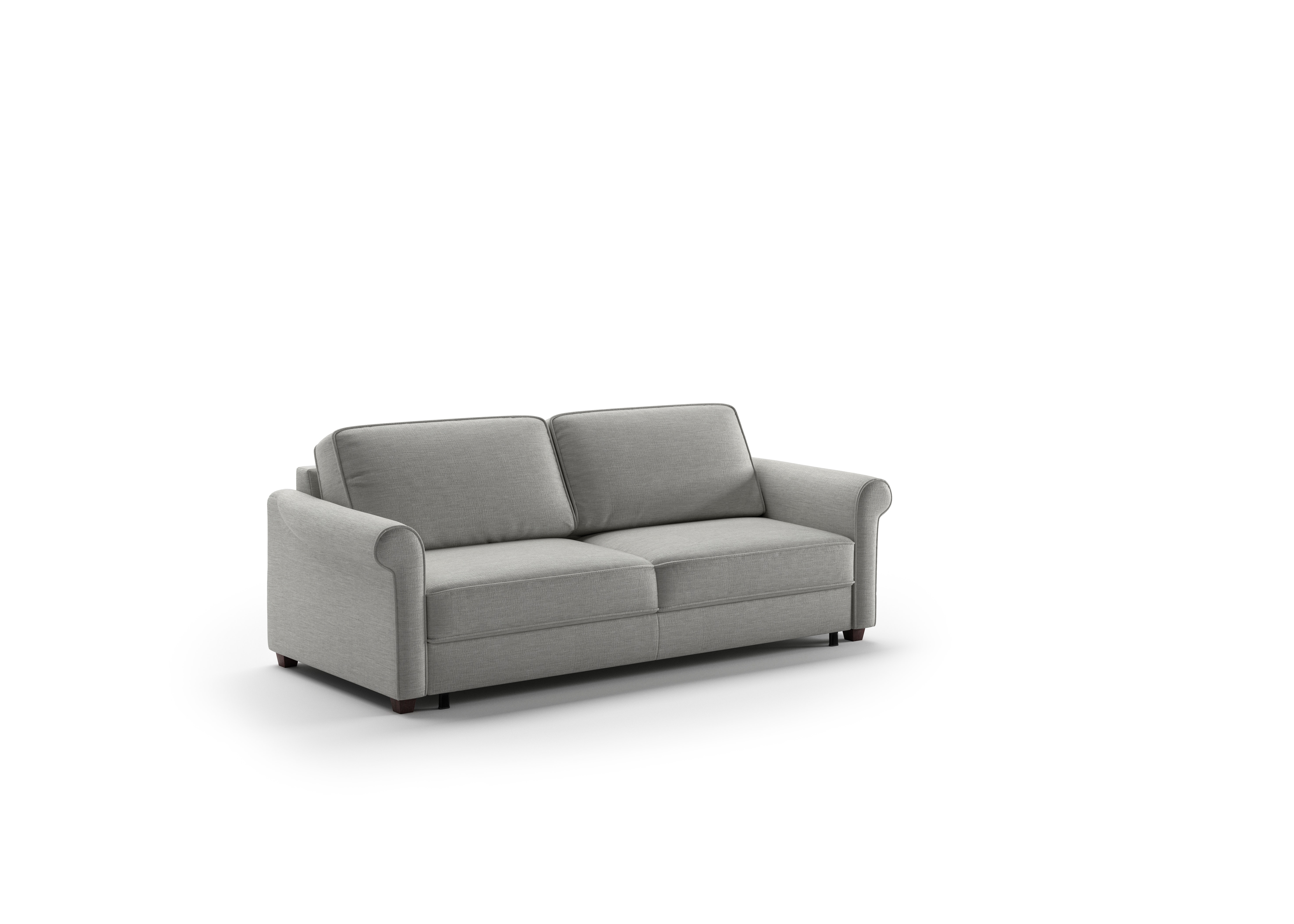 Luonto Furniture Charleston King Sofa Sleeper - Oliver 173 - 104/6 Walnut CHAR-DLV-OLIV/173-104/6-WA