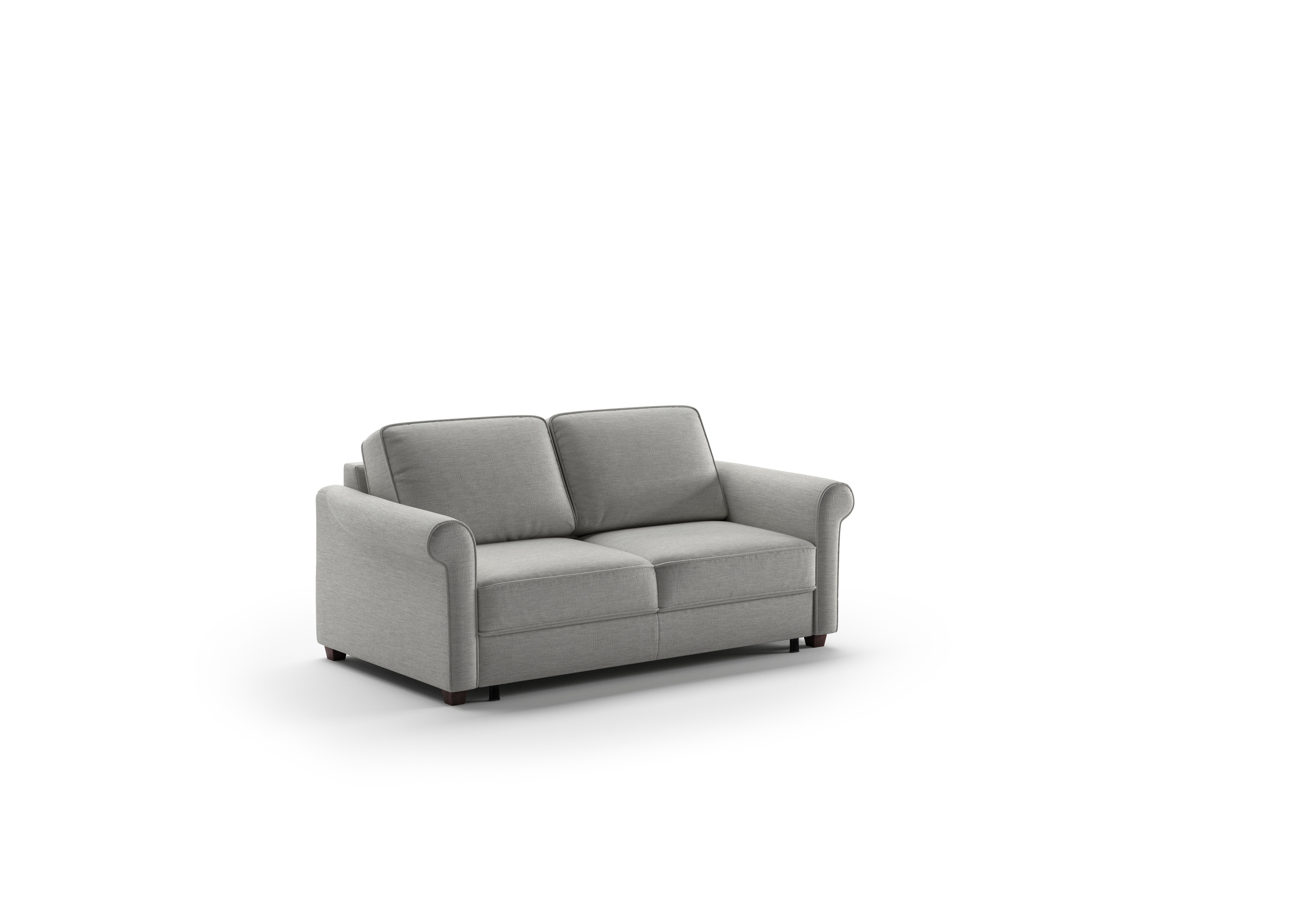 Luonto Furniture Charleston Queen Loveseat Sleeper - Oliver 173 - 104/6 Walnut CHAR-CLV-OLIV/173-104/6-WA