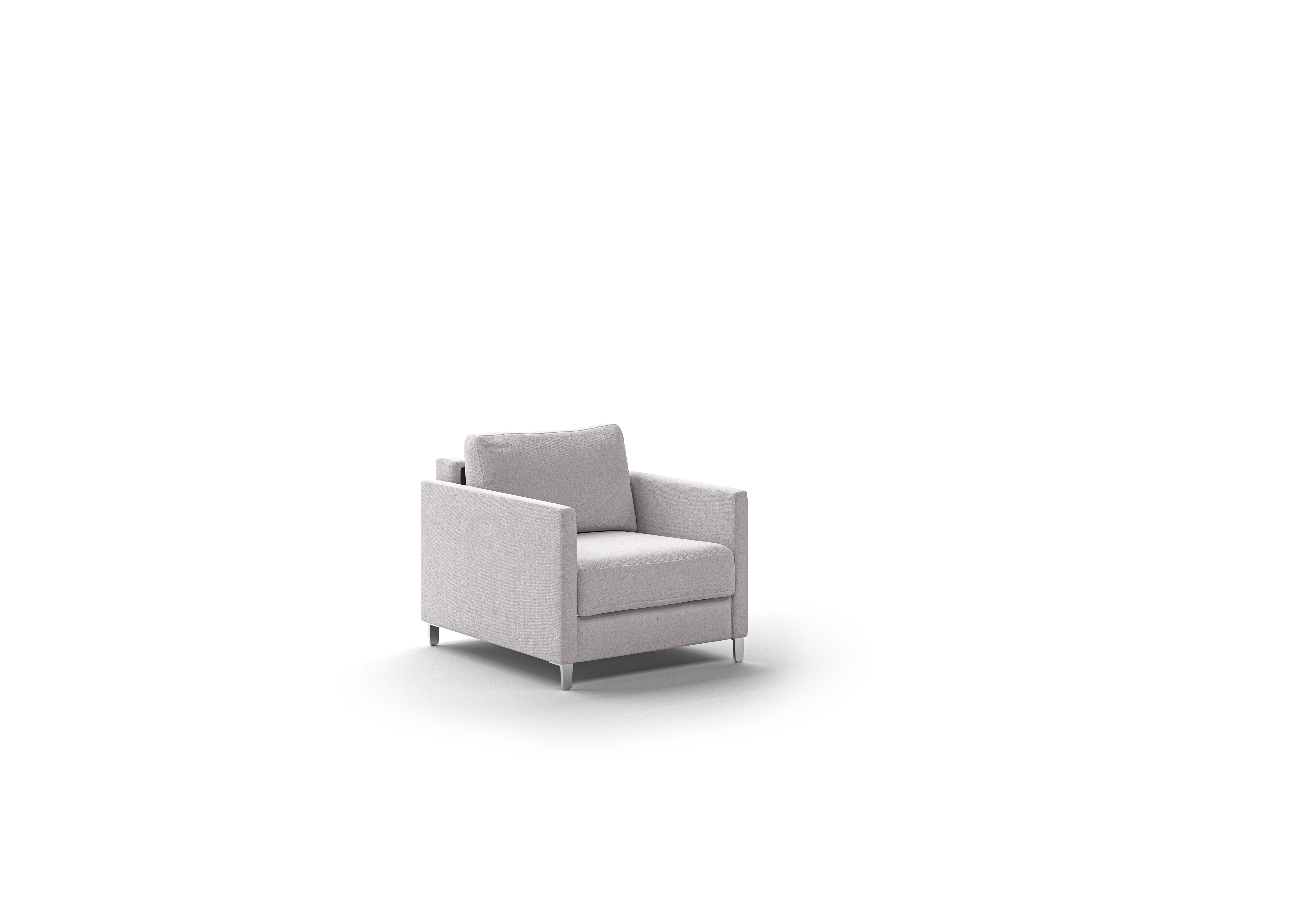 Luonto Furniture Elfin Cot Chair Sleeper - Rene 01 - 234/9 Chrome ELFI-ANT-RENE/01-234/9-CR