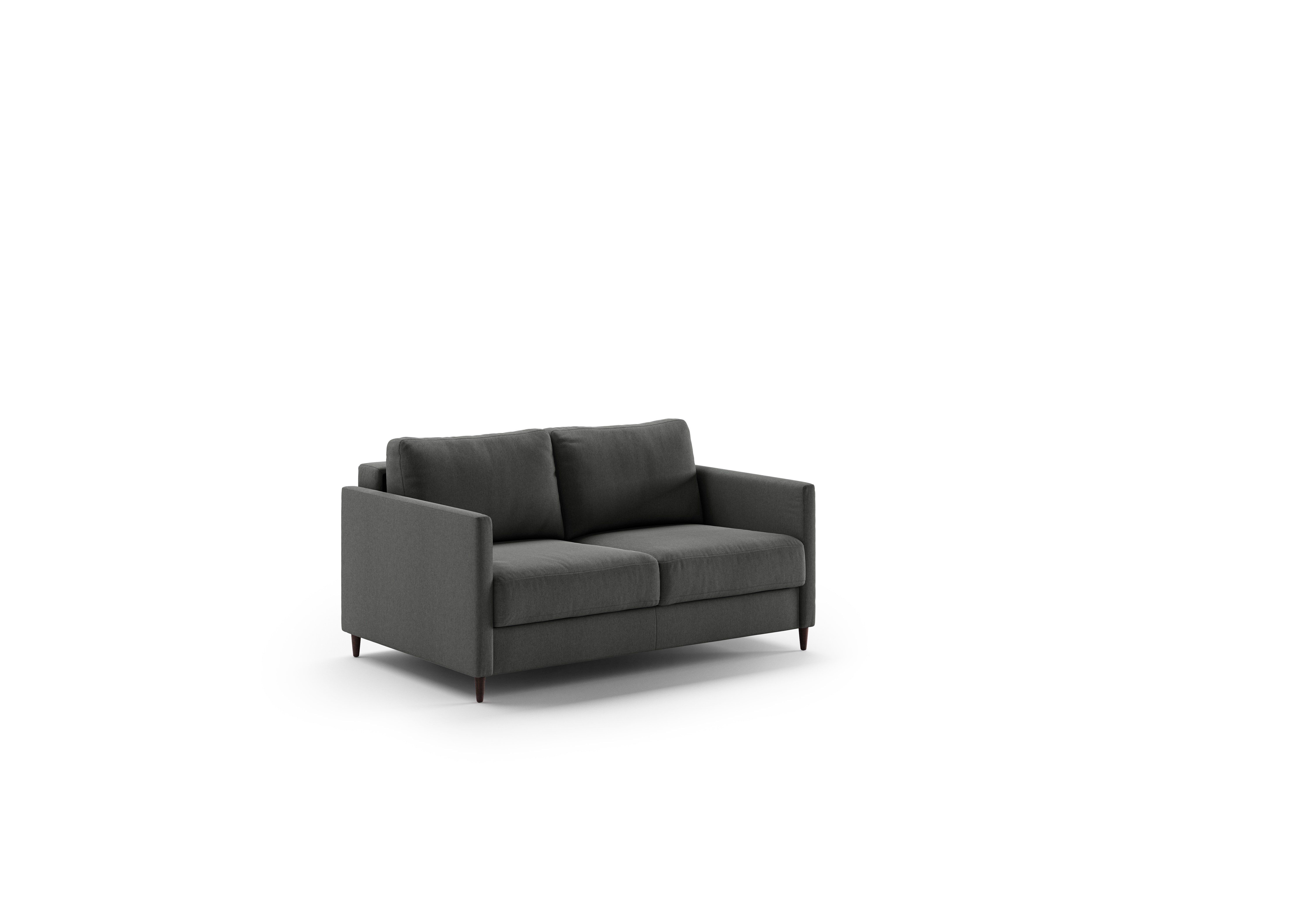 Luonto Furniture Elfin Full XL Loveseat Sleeper - Luna 35 - 126/9 Walnut ELFI-BNT-LUNA/35-126/9-WA