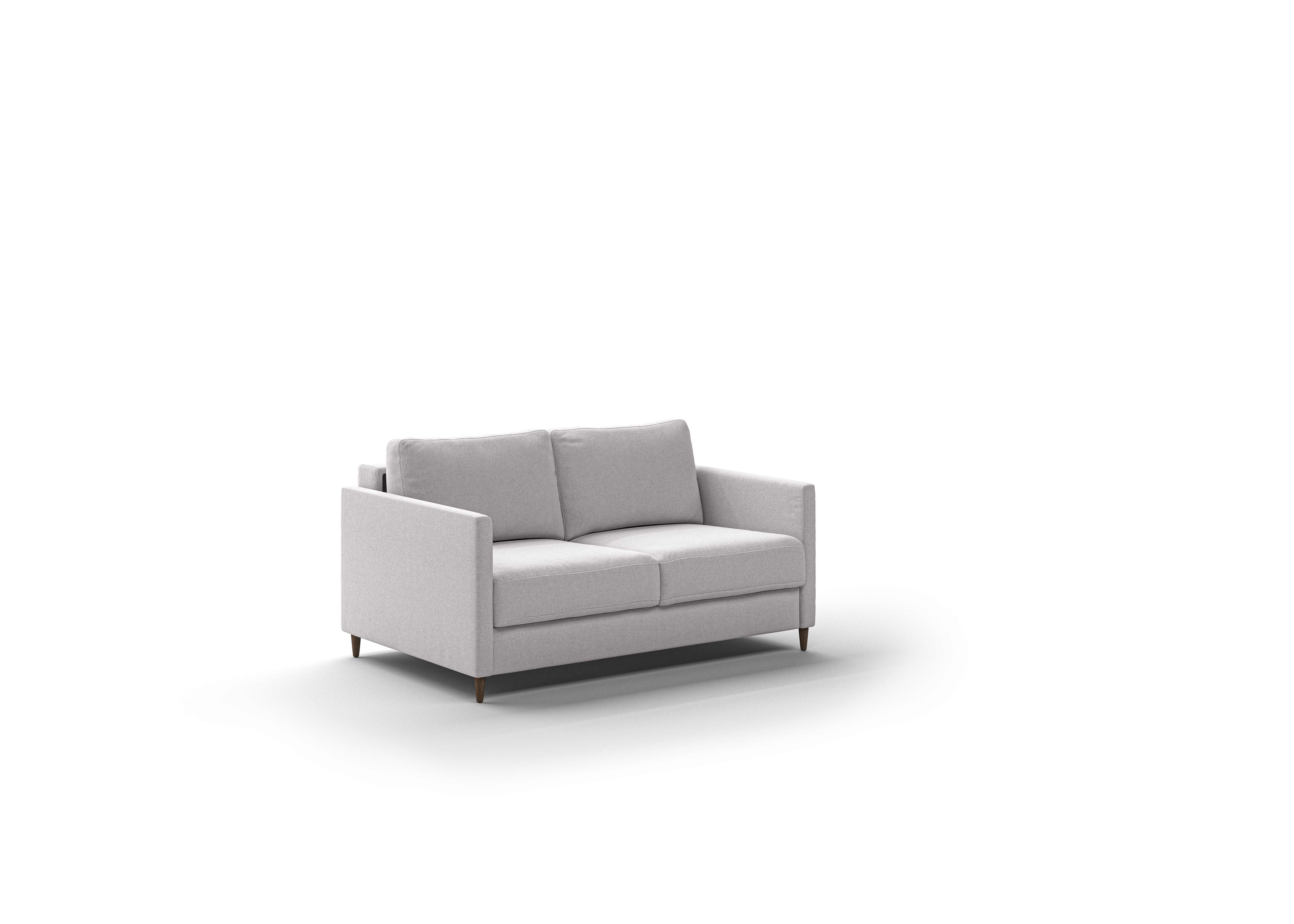 Luonto Furniture Elfin Full XL Loveseat Sleeper - Rene 01 - 126/9 Walnut ELFI-BNT-RENE/01-126/9-WA