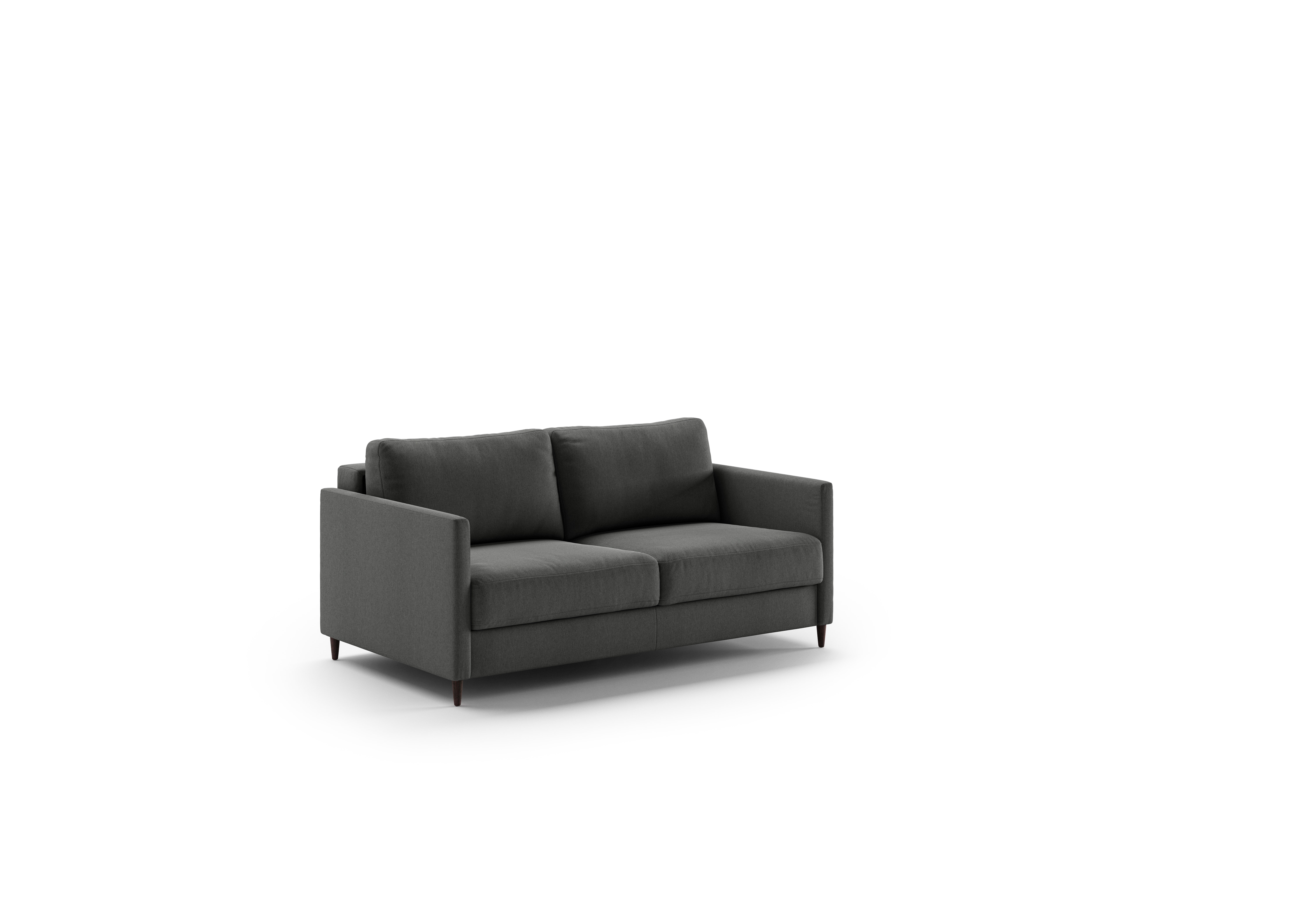 Luonto Furniture Elfin Queen Loveseat Sleeper - Luna 35 126/9 Walnut ELFI-CNT-LUNA/35-126/9-WA