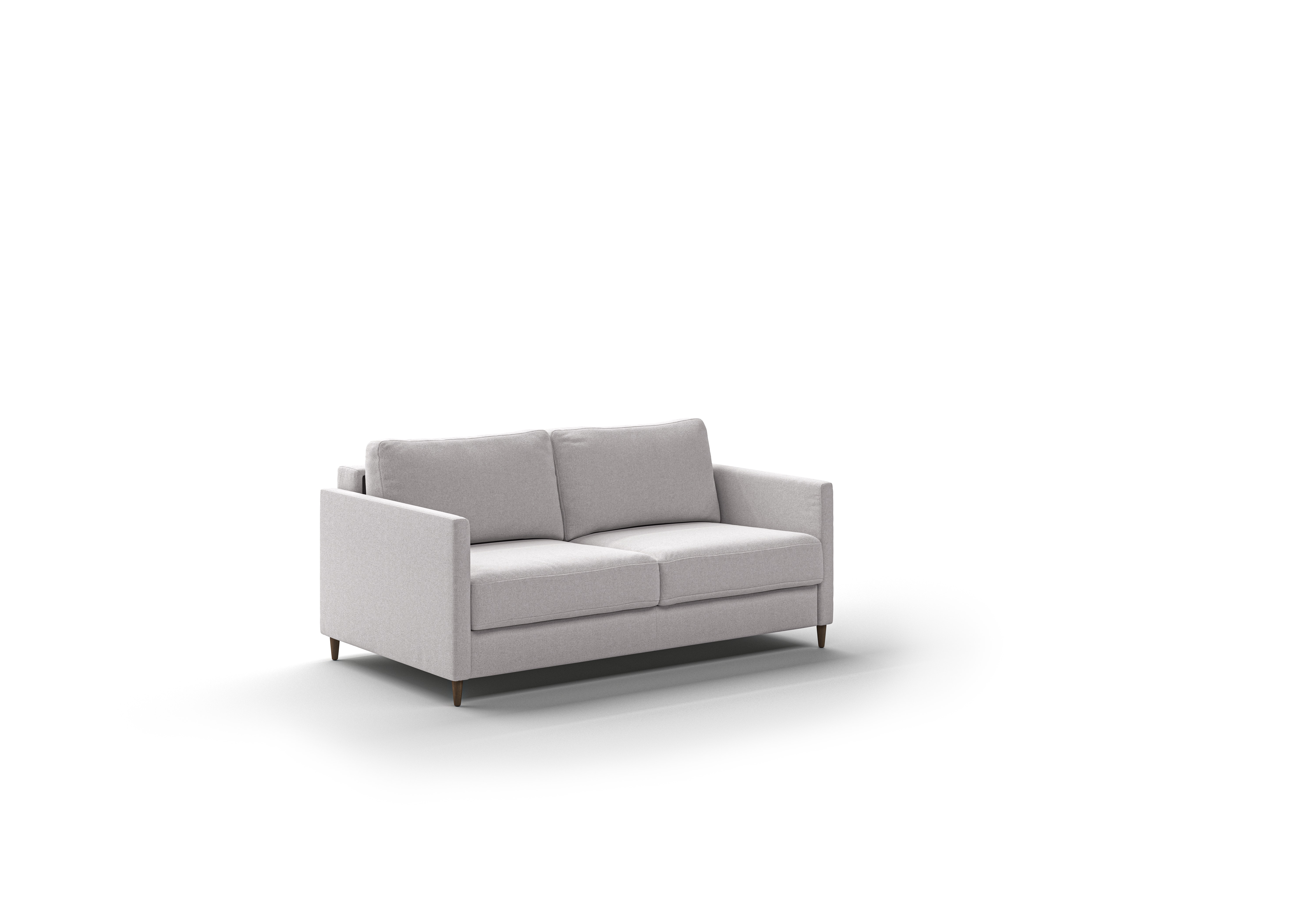Luonto Furniture Elfin Queen Loveseat Sleeper - Rene 01 - 126/9 Walnut ELFI-CNT-RENE/01-126/9-WA