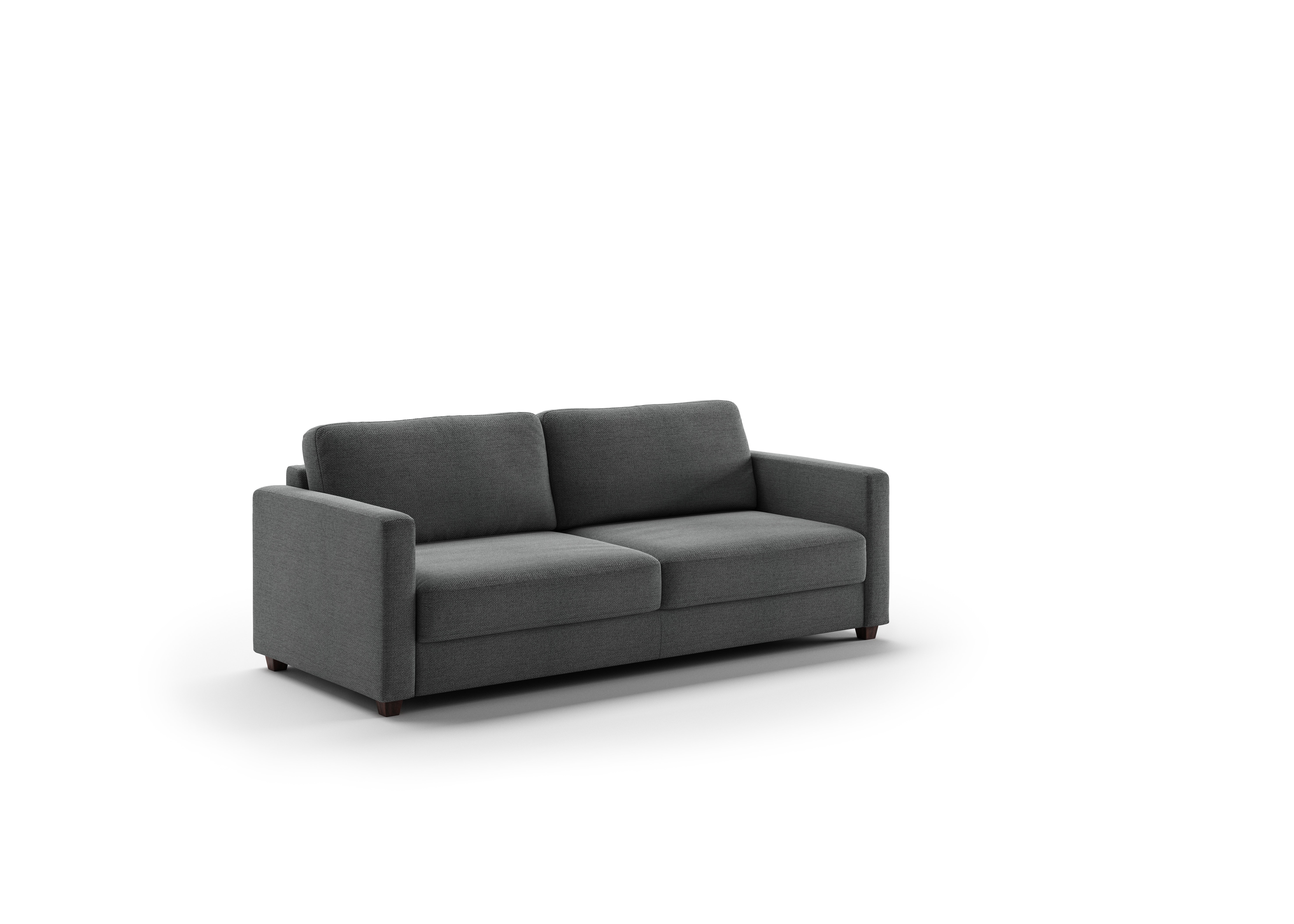 Luonto Furniture Emery Full XL Sofa Sleeper - Easy Deluxe - Fun 481 - 104/6 Walnut EMER-DED-FUN/481-104/6-WA