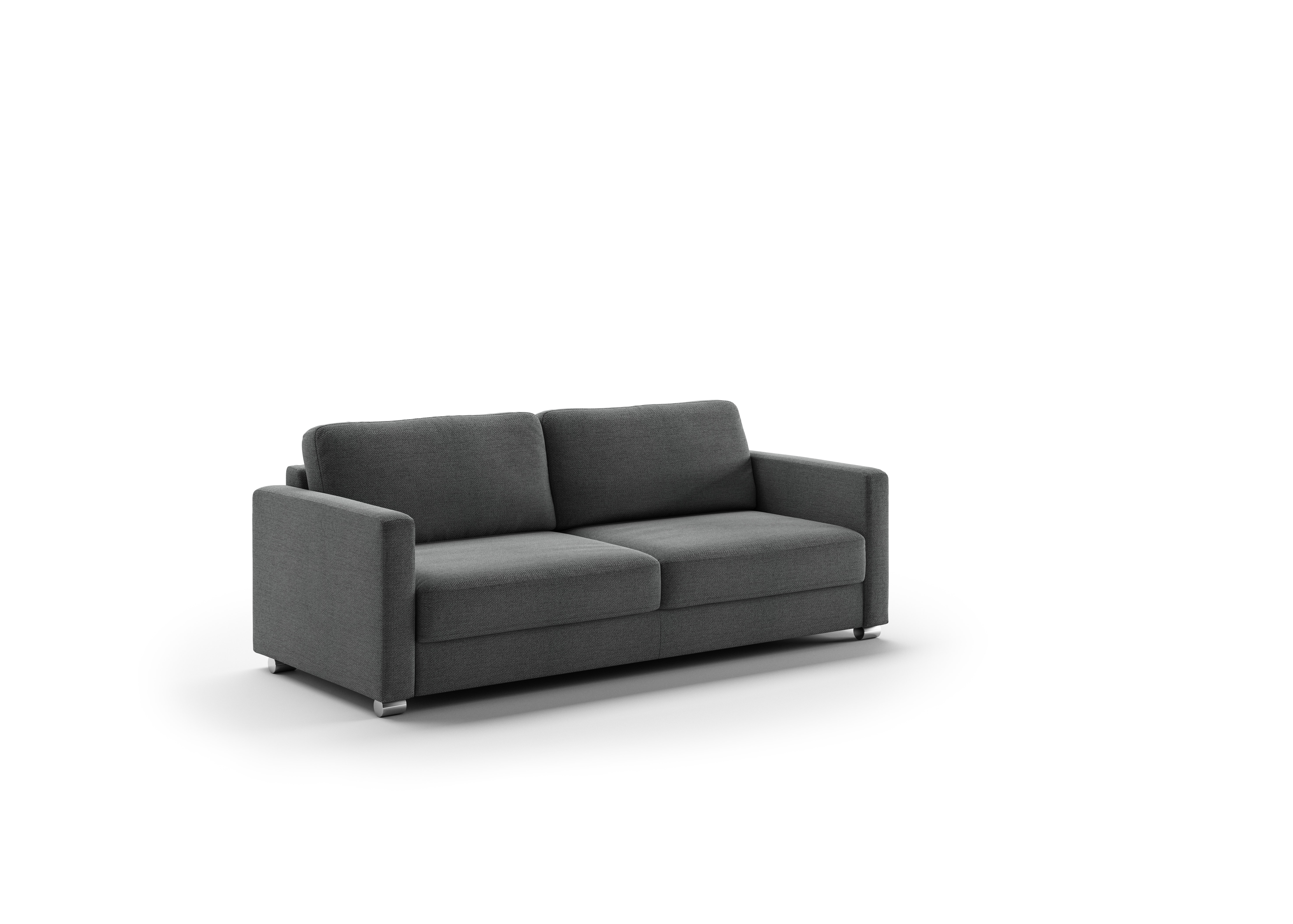Luonto Furniture Emery Full XL Sofa Sleeper - Easy Deluxe - Fun 481 - 217/6 Chrome EMER-DED-FUN/481-217/6-CR