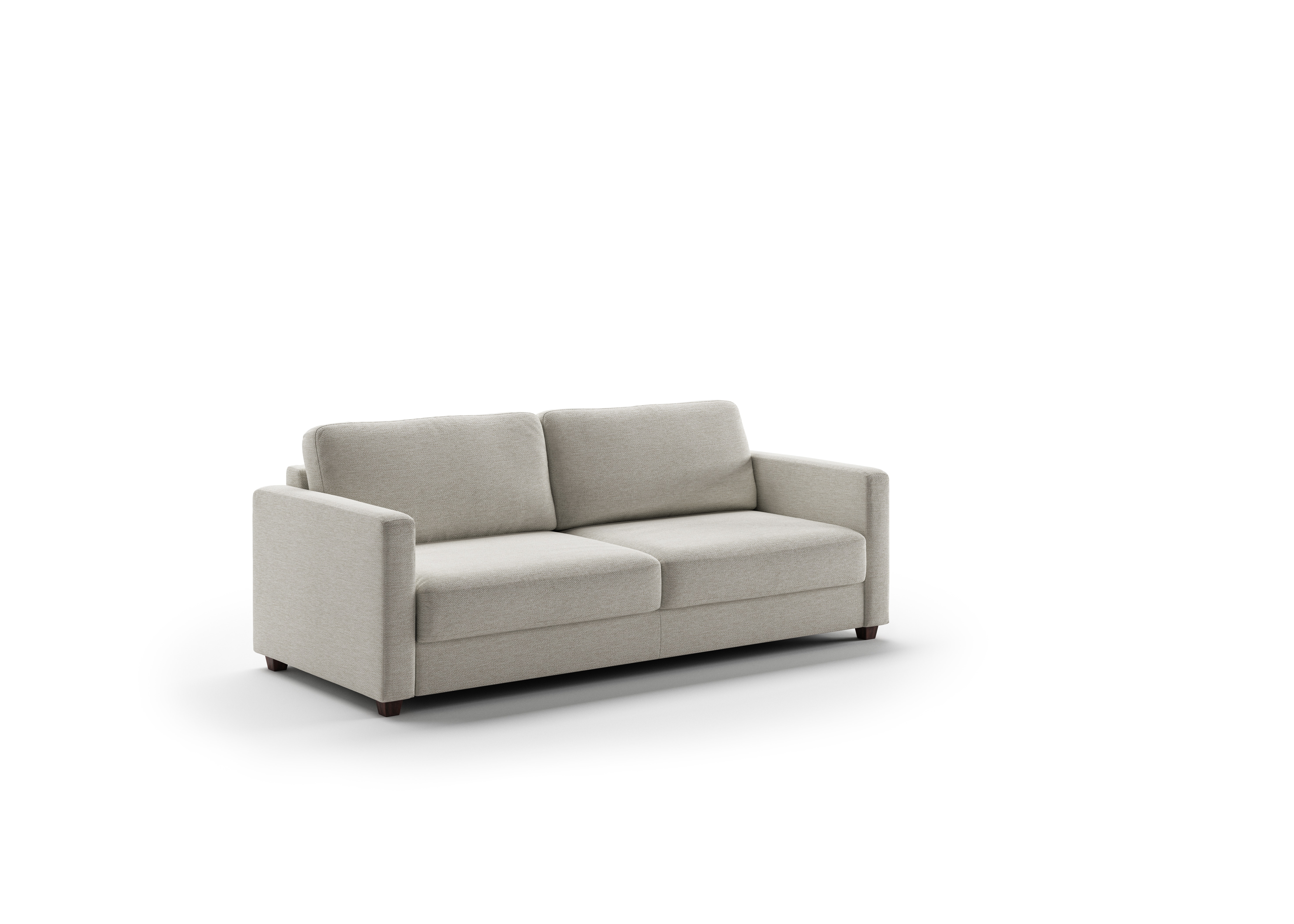 Luonto Furniture Emery Full XL Sofa Sleeper - Easy Deluxe - Fun 496 - 104/6 Walnut EMER-DED-FUN/496-104/6-WA