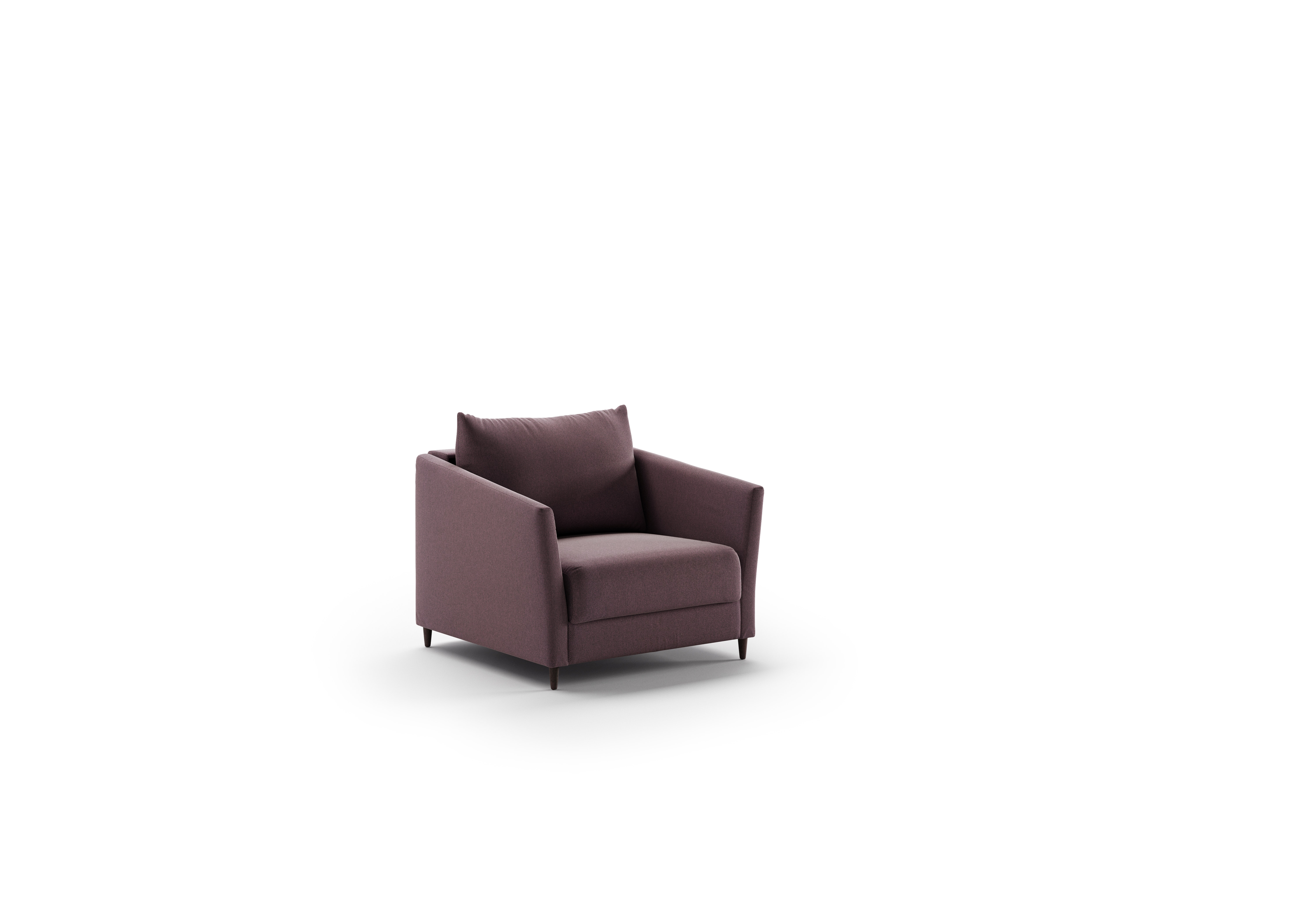 Luonto Furniture Erika Cot Chair Sleeper - Luna 29 - 126/9 Walnut ERIK-ANT-LUNA/29-126/9-WA