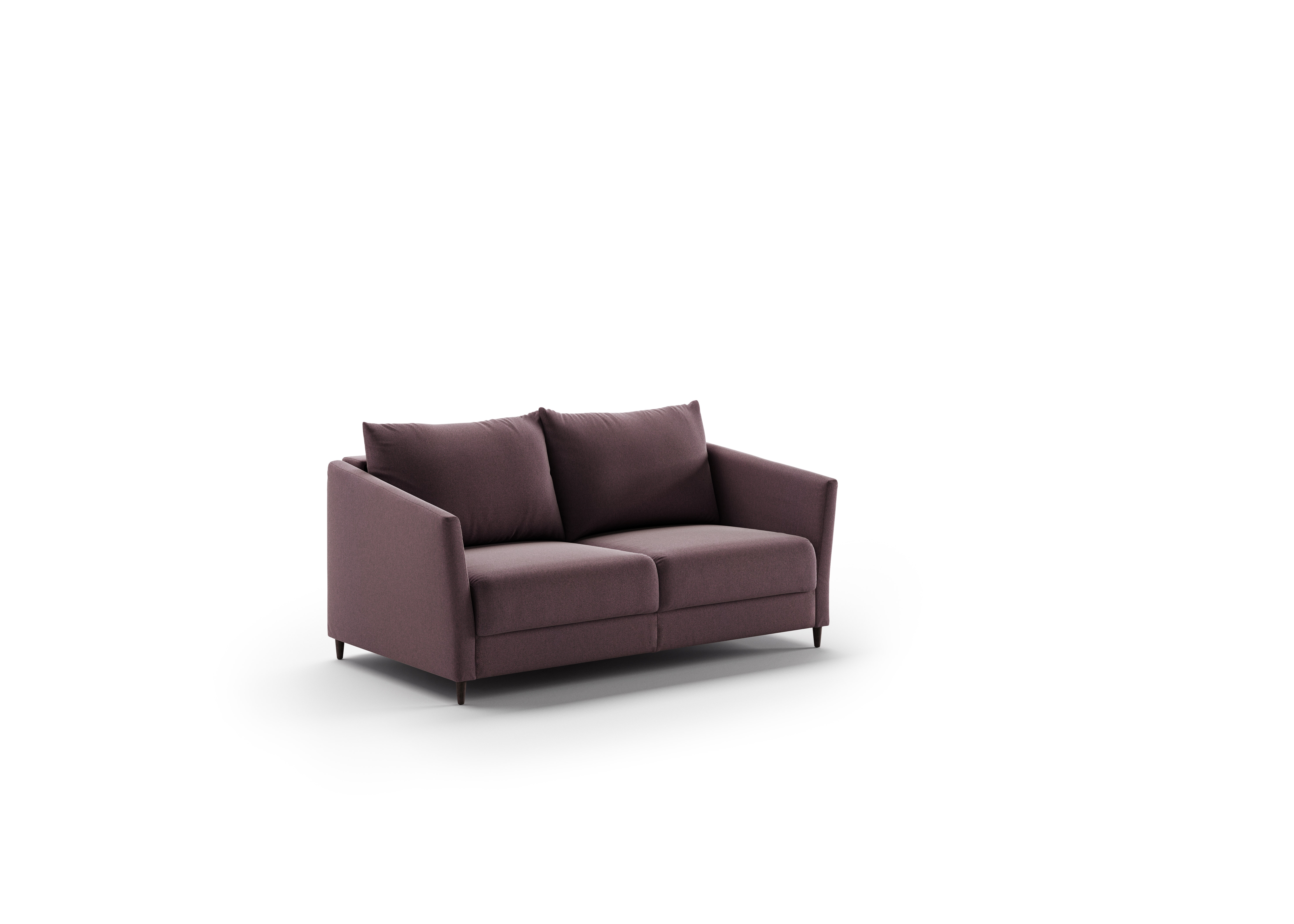 Luonto Furniture Erika Queen Loveseat Sleeper - Luna 29 - 126/9 Walnut ERIK-CNT-LUNA/29-126/9-WA