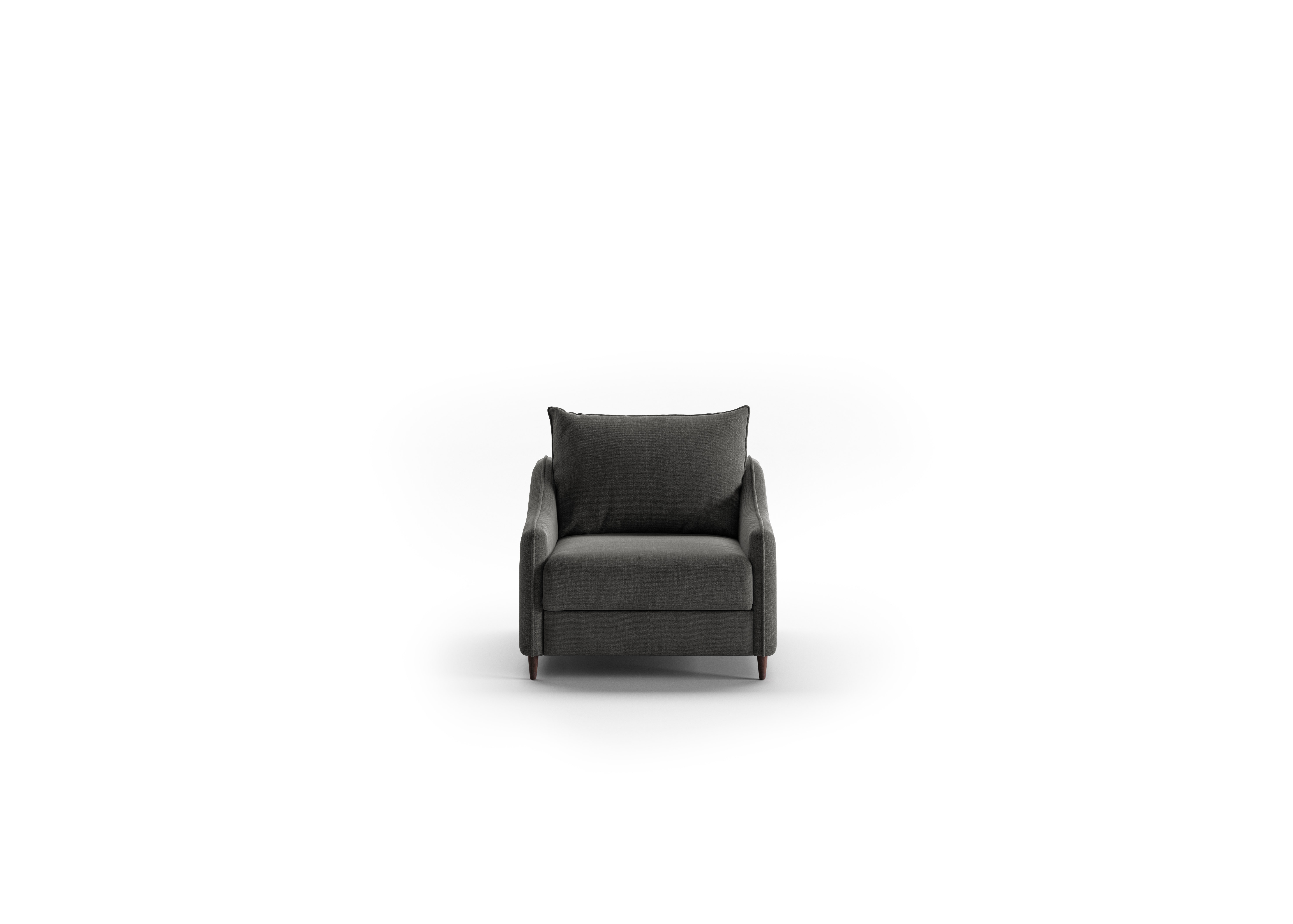 Luonto Furniture Ethos Cot Chair Sleeper - Oliver 515 - 104/9 Walnut ETHO-ANT-OLIV/515-104/9-WA