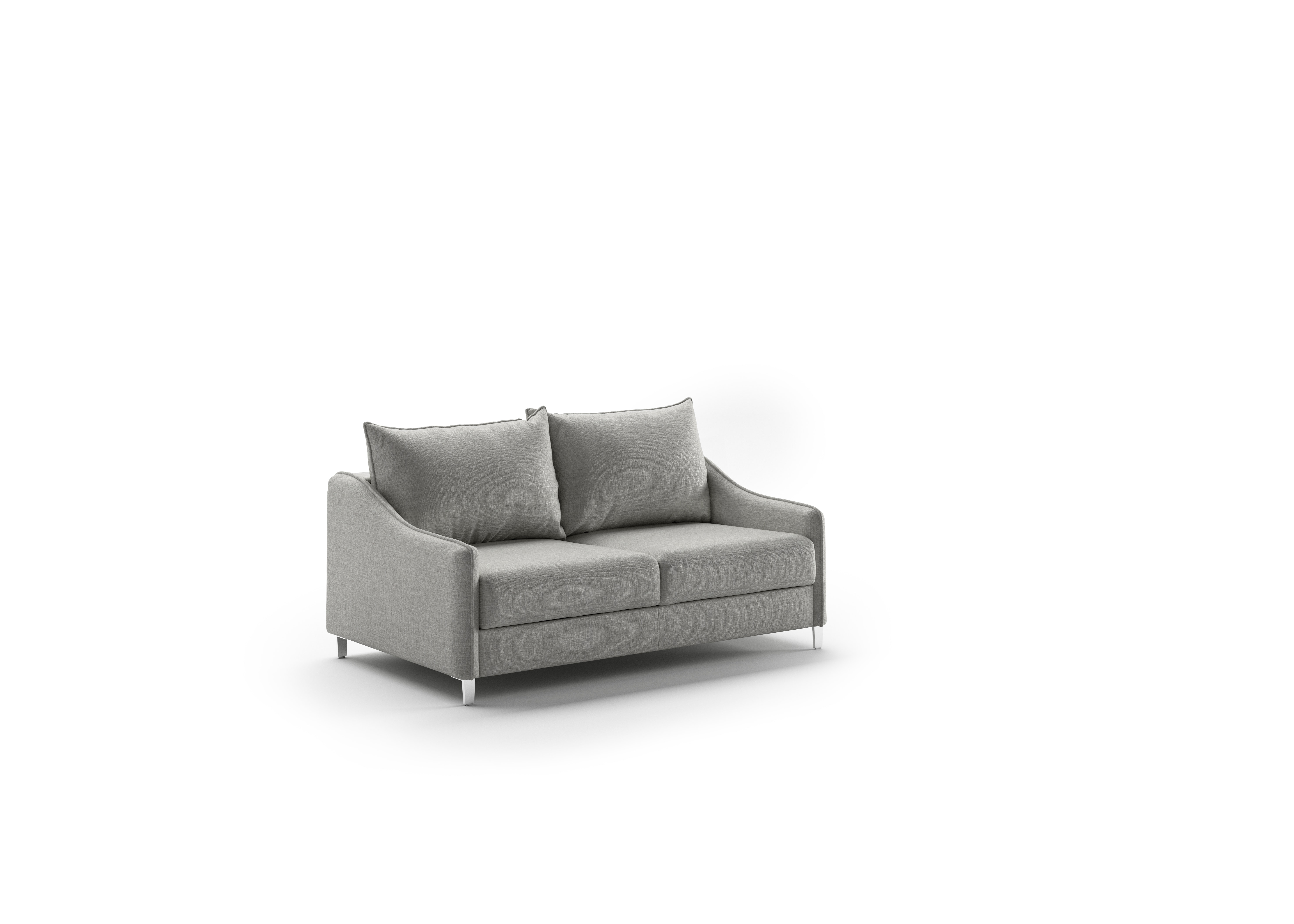 Luonto Furniture Ethos Queen Loveseat Sleeper - Oliver 173 - 234/9 Chrome ETHO-CNT-OLIV/173-234/9-CR