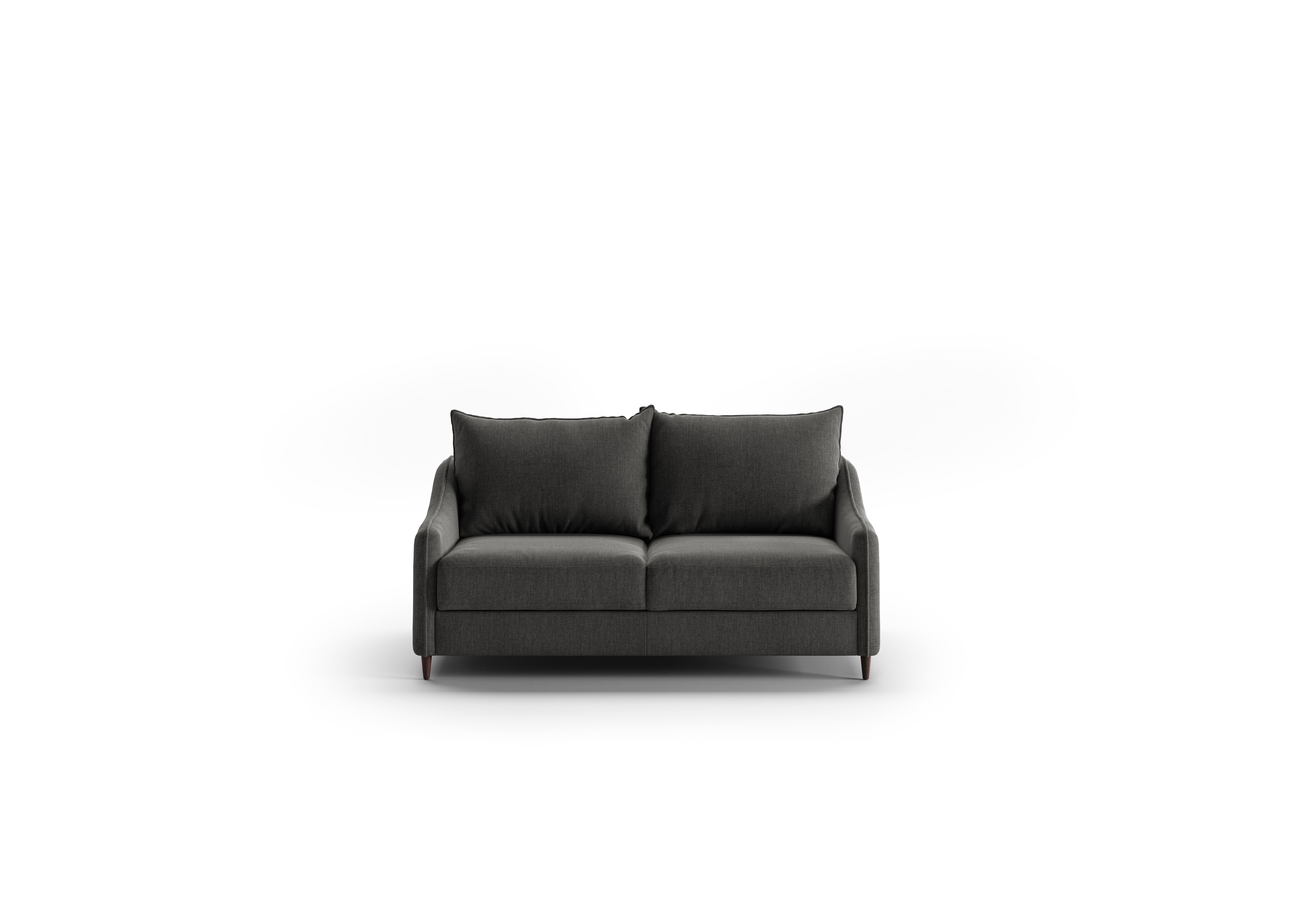 Luonto Furniture Ethos Queen Loveseat Sleeper - Oliver 515 - 104/9 Walnut ETHO-CNT-OLIV/515-104/9-WA
