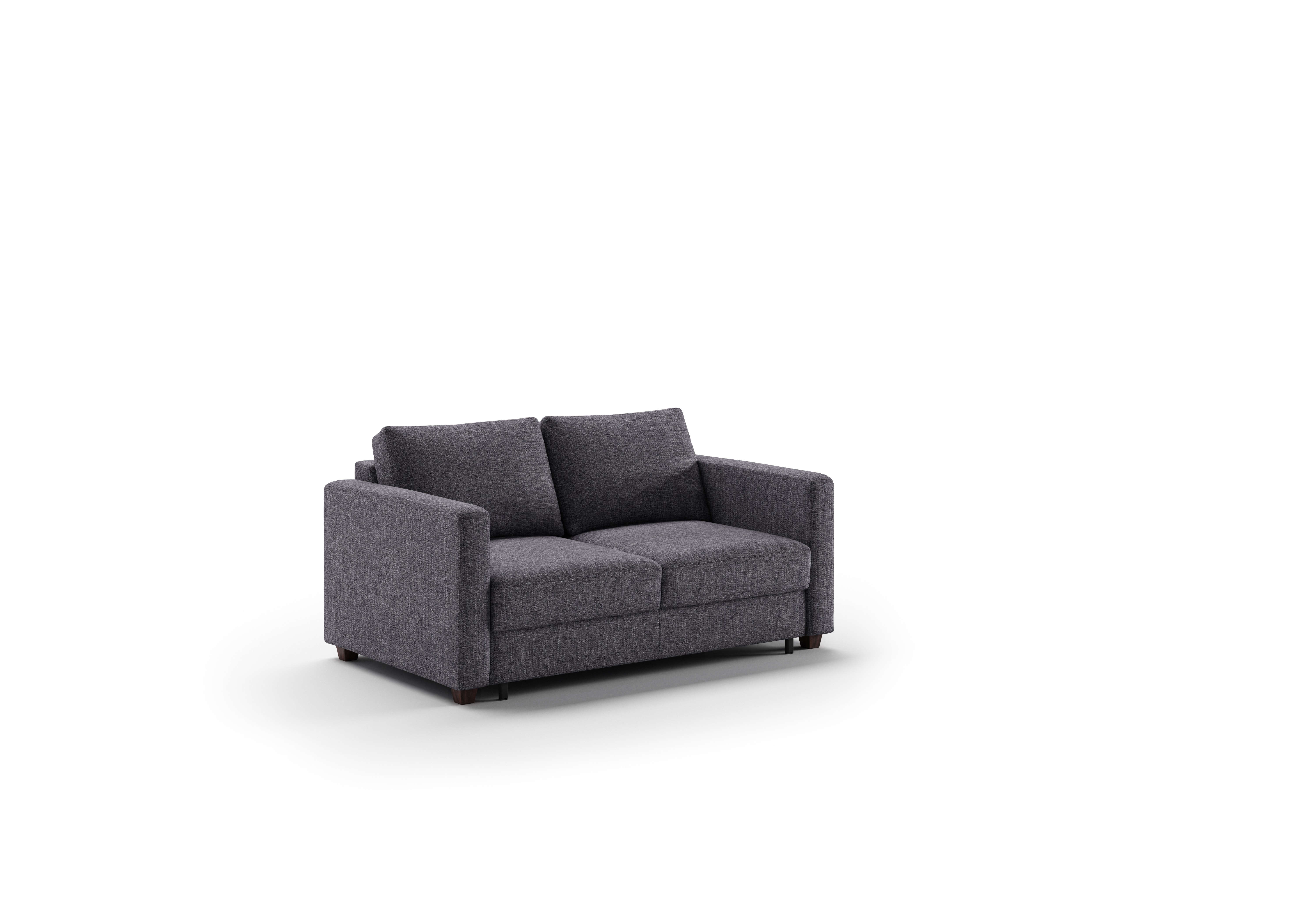 Luonto Furniture Fantasy Full XL Loveseat Sleeper - Rene 04 - 104/6 Walnut FANT-BLV-RENE/04-104/6-WA