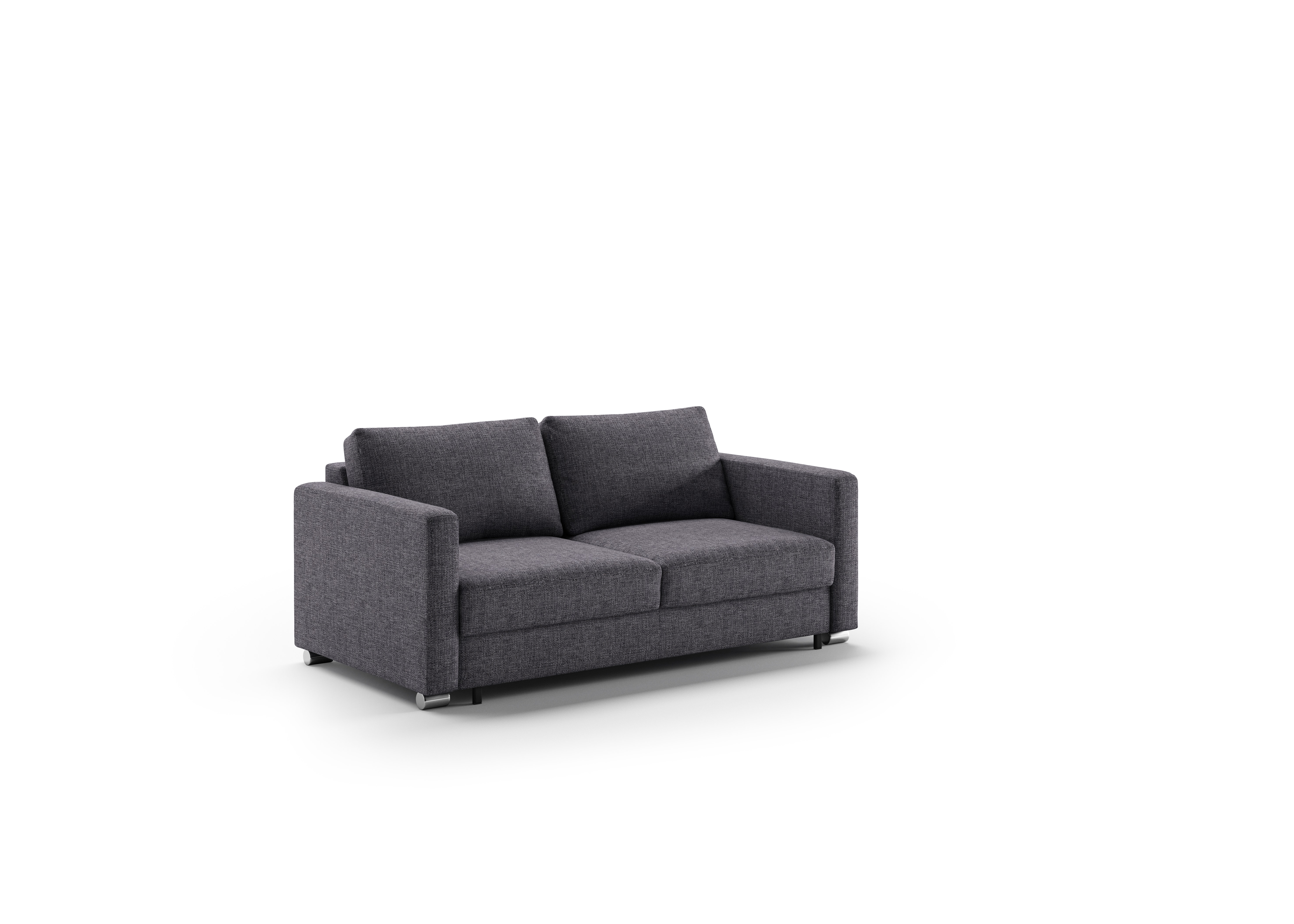 Luonto Furniture Fantasy Queen Loveseat Sleeper - Rene 04 - 217/6 Chrome FANT-CLV-RENE/04-217/6-CR
