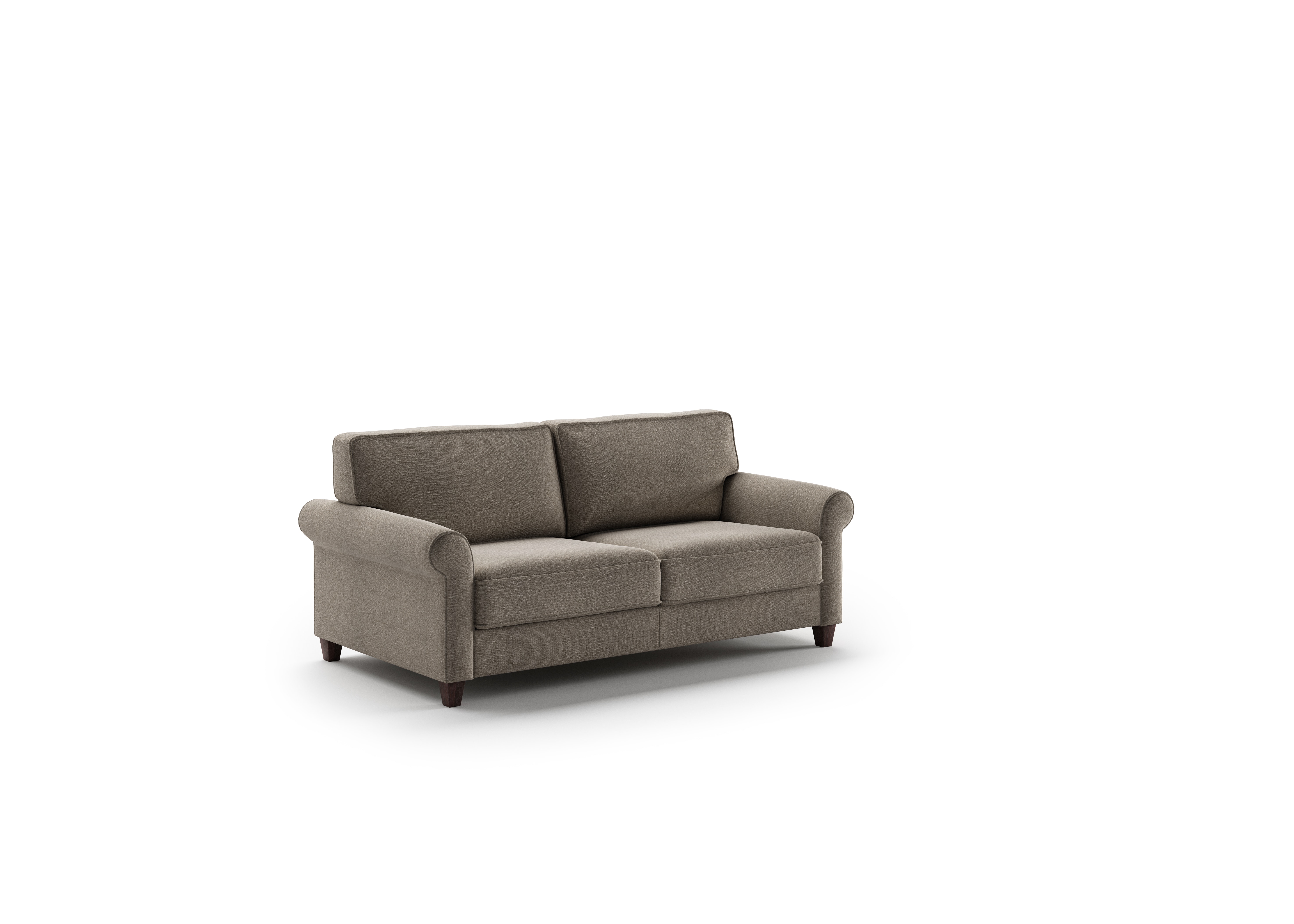 Luonto Furniture Gloria Queen Loveseat Sleeper - Rene 02 - 104/9 Walnut GLORI-CNT-RENE/02-104/9-WA