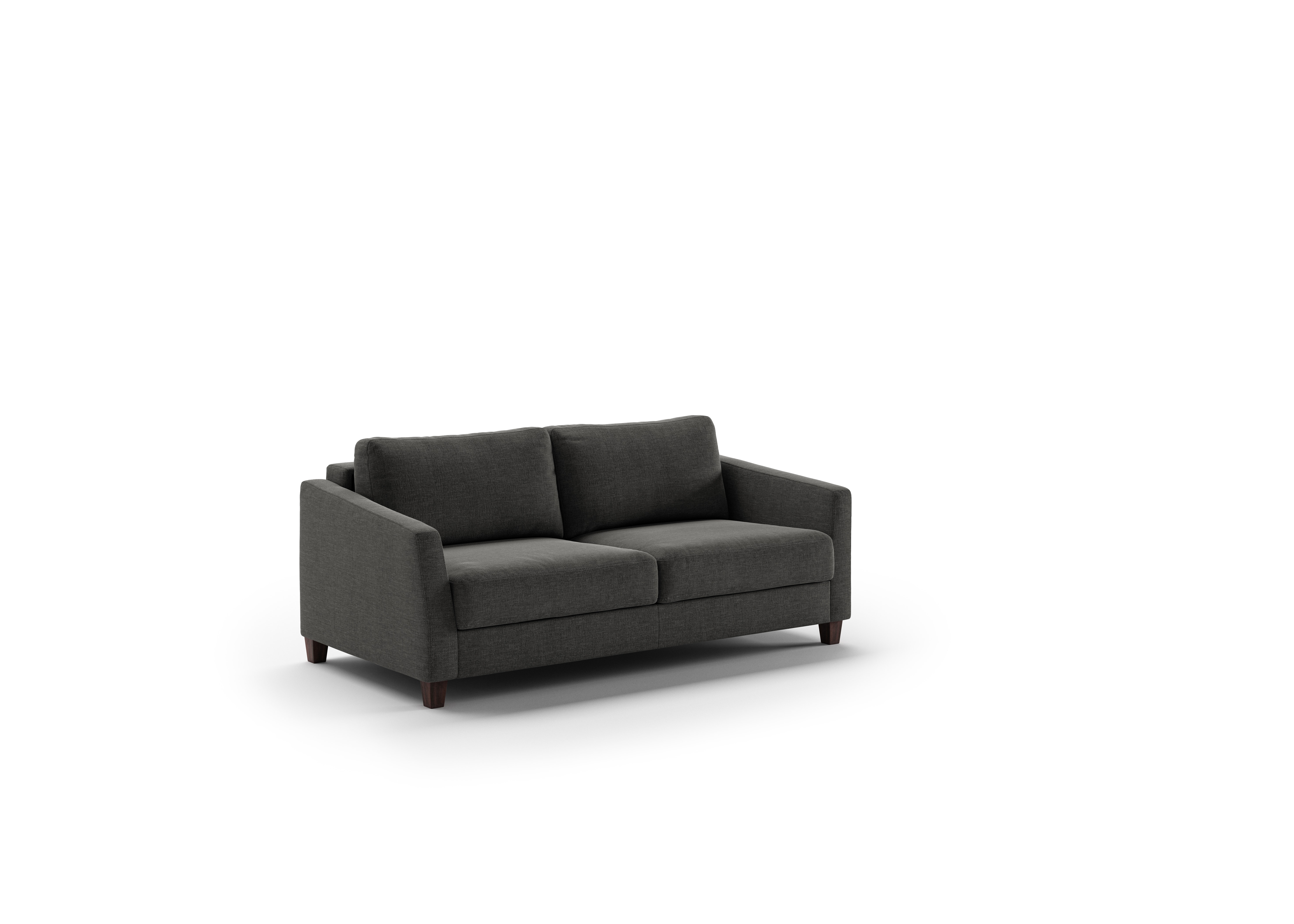 Luonto Furniture Monika Queen Loveseat Sleeper - Oliver 515 - 104/9 Walnut MONI-CNT-OLIVER/515-104/9-WA