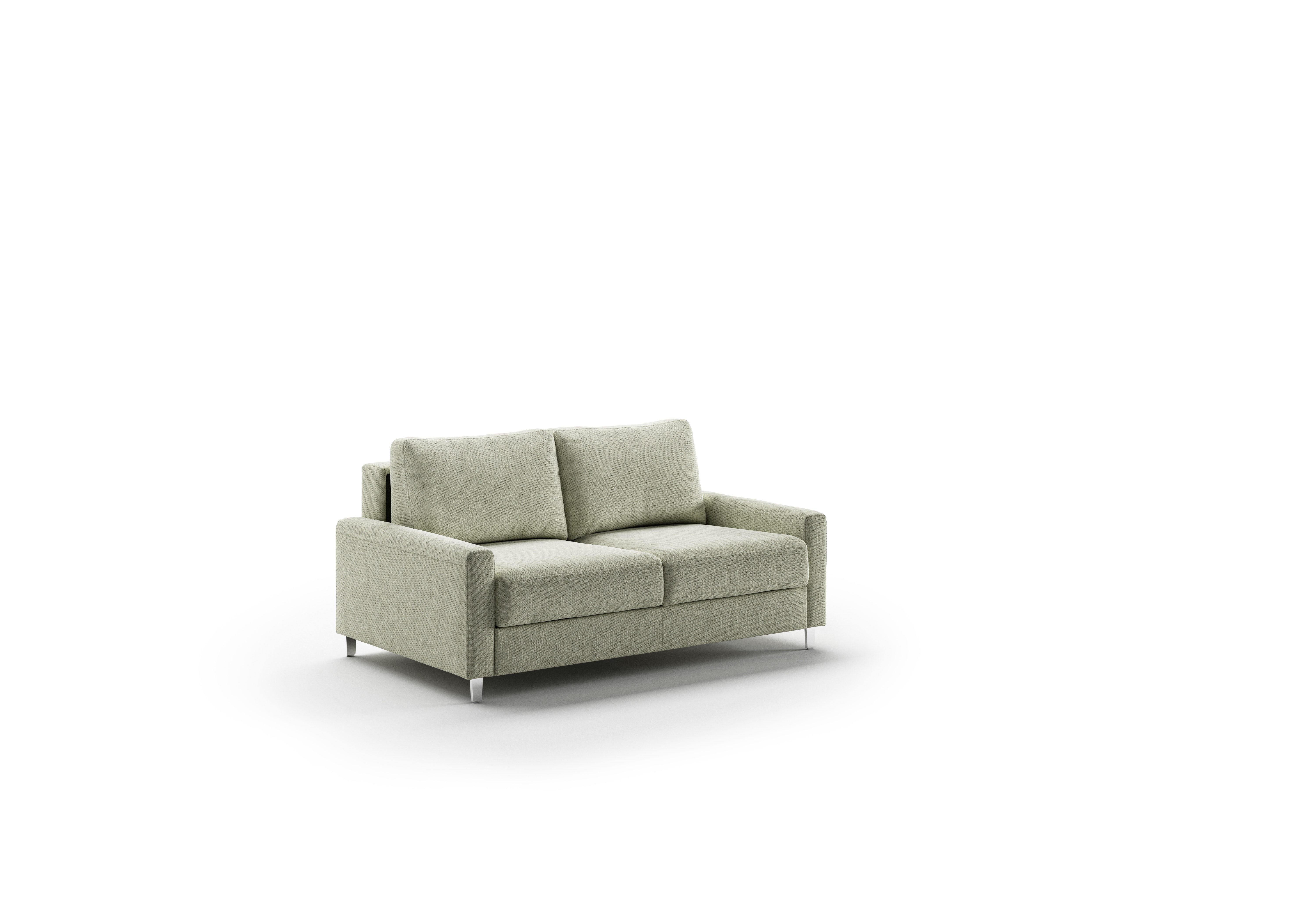 Luonto Furniture Nico Full XL Loveseat Sleeper - Loule 616 - 104/9 Walnut NICO-BNT-LOUL/616-104/9-WA