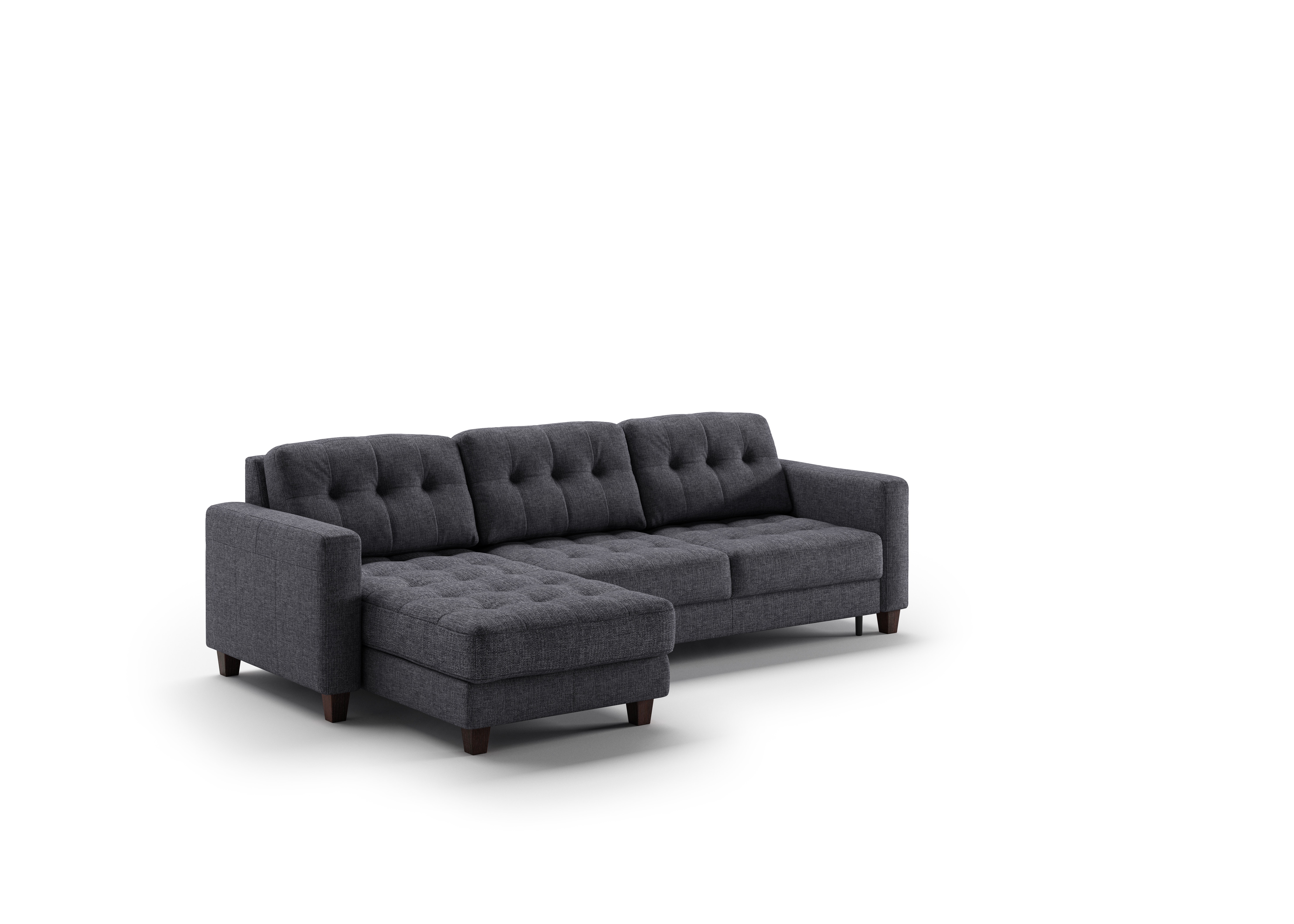 Luonto Furniture Noah Full XL Sectional (Reversible Chaise Loveseat Sleeper) Rene 04 - 104/9 Wa NOAH-FOU-BFP-RENE/04-104/9-WA