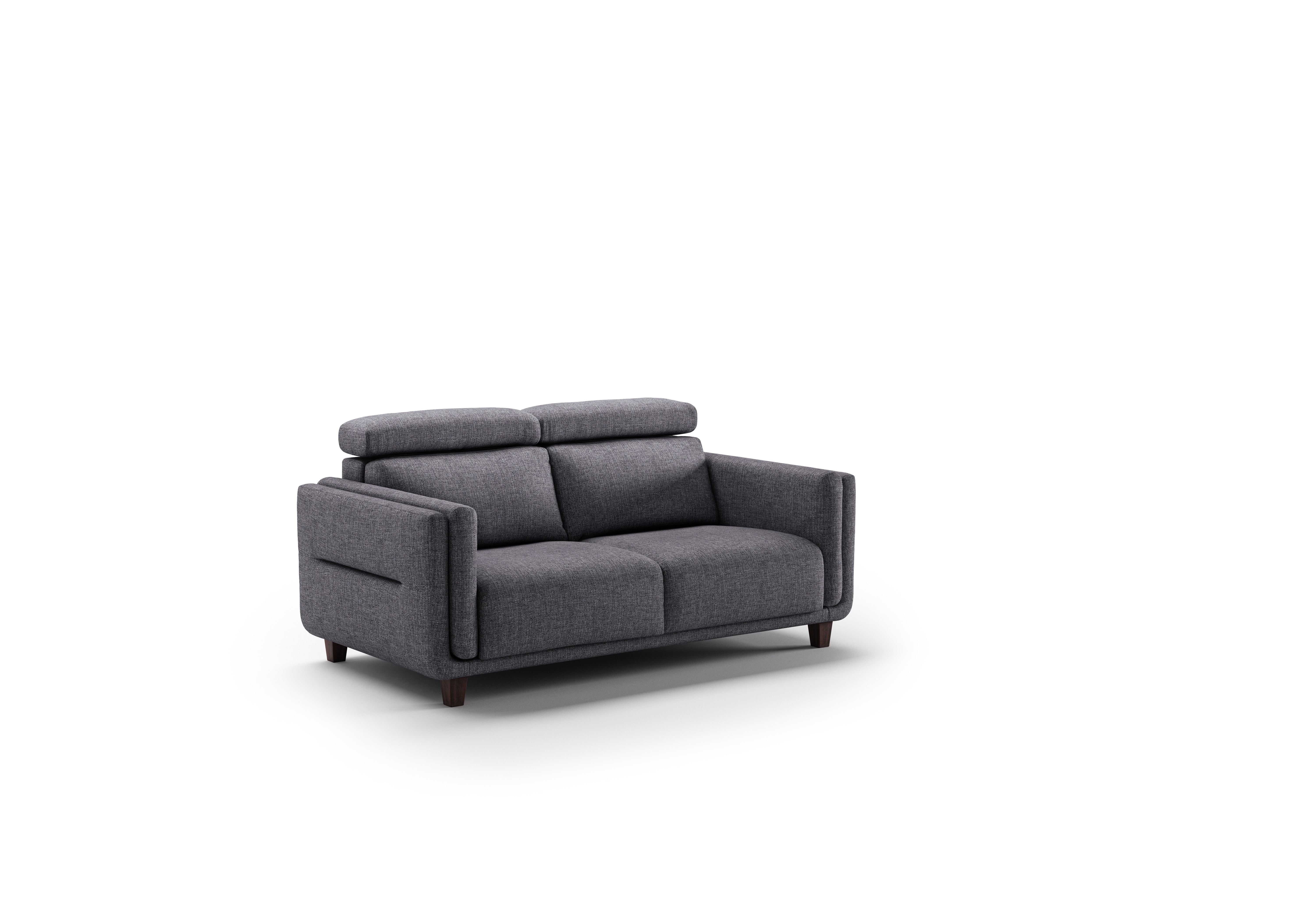 Luonto Furniture Paris Queen Loveseat Sleeper - Rene 04 - 104/9 Walnut PARI-CNT-RENE/04-104/9-WA