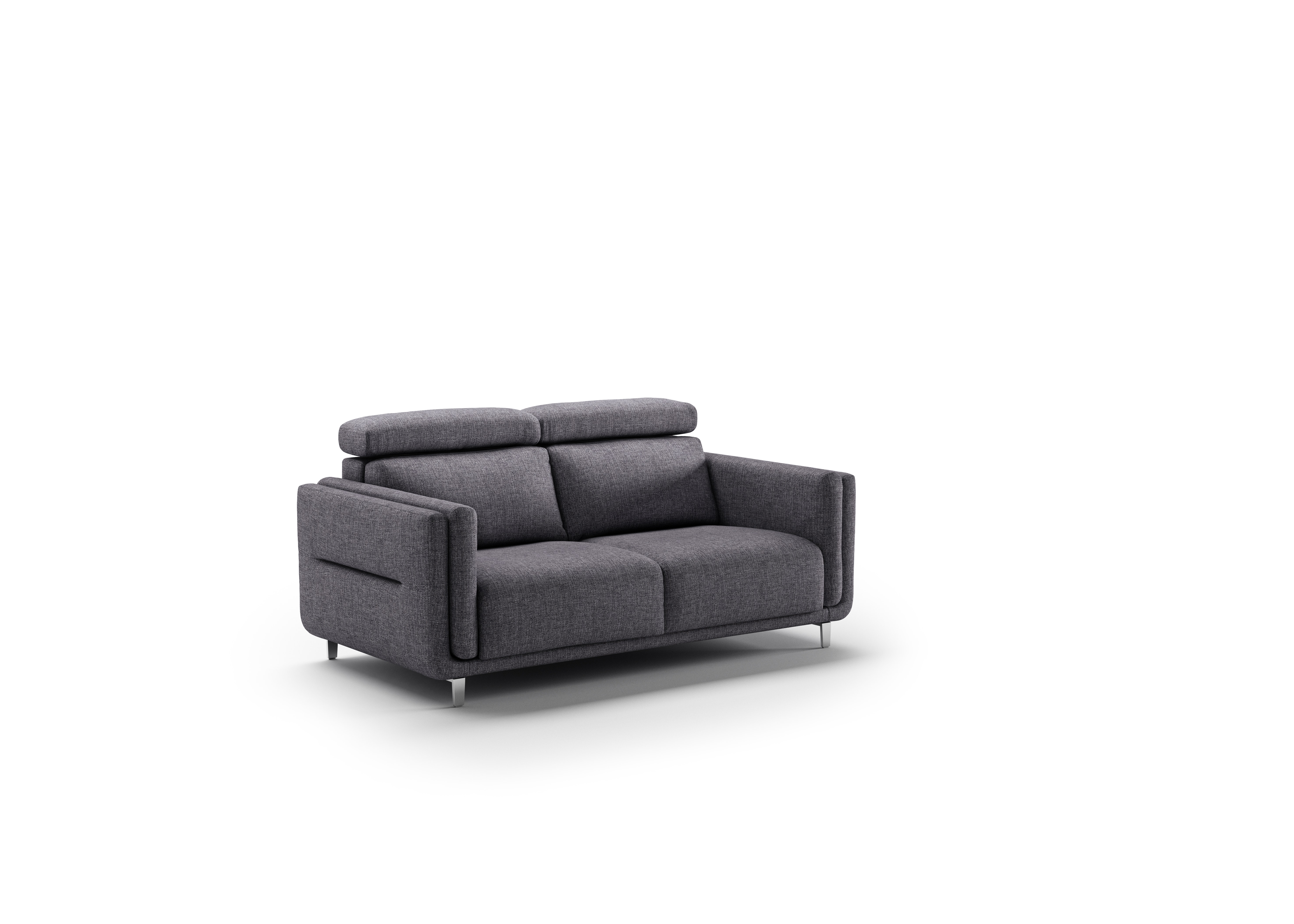 Luonto Furniture Paris Queen Loveseat Sleeper - Rene 04 - 234/9 Chrome PARI-CNT-RENE/04-234/9-CR