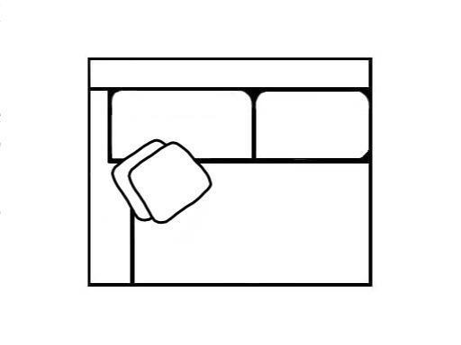 Sherrill Left Arm Sofa 2053