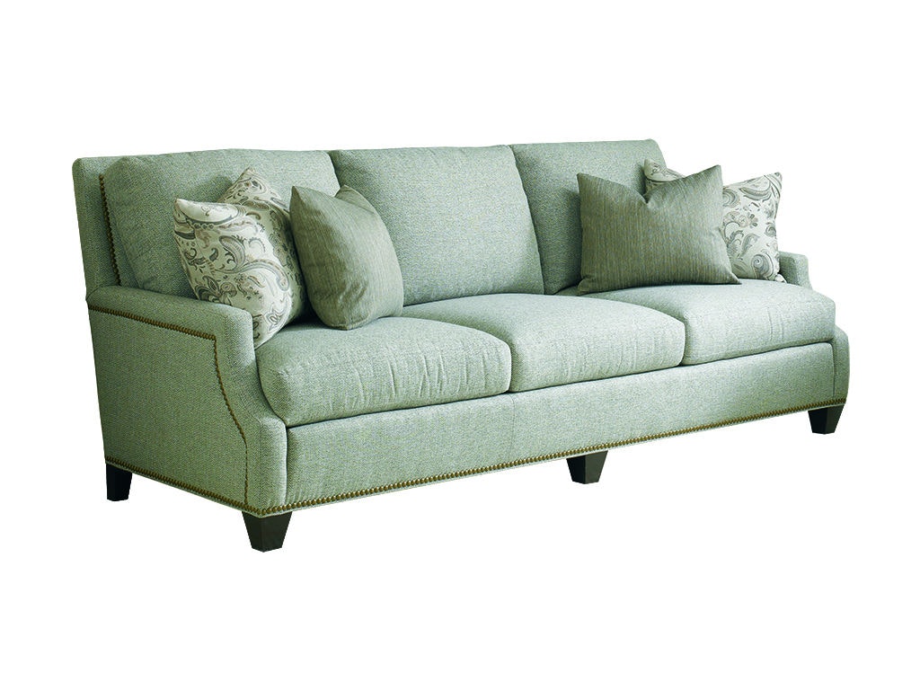 Sherrill Three Cushion Sofa-Loose Seat Cushion-Semi-Attached Back Cushion 2368