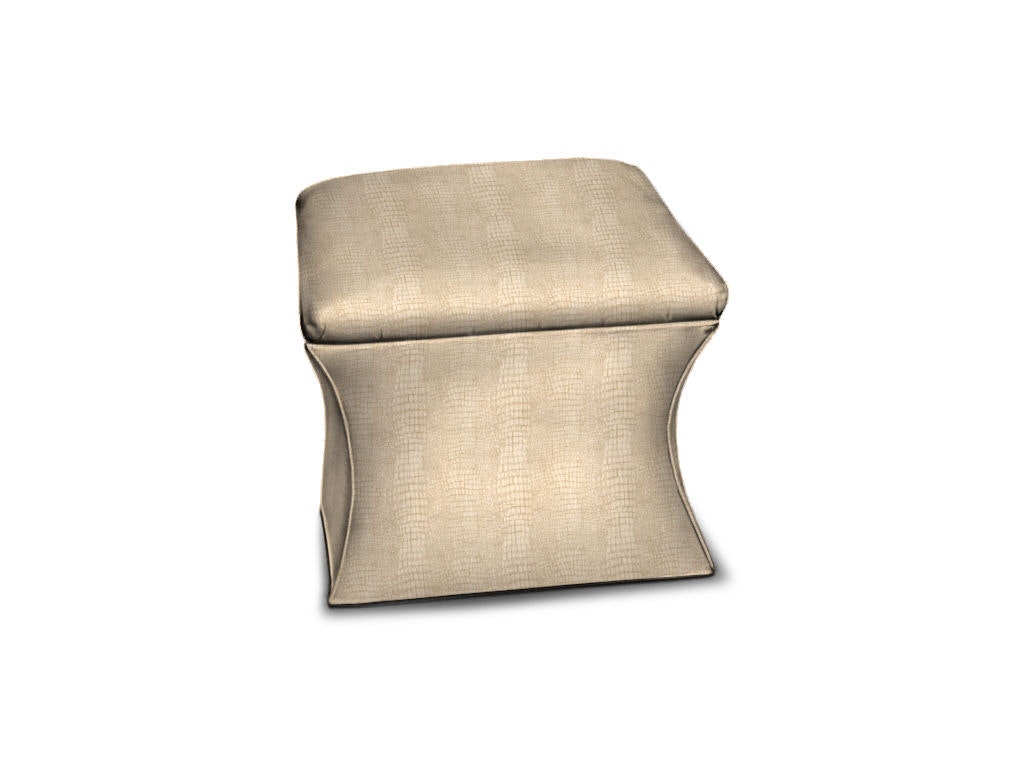 Sherrill Upholstered Base Ottoman 6008