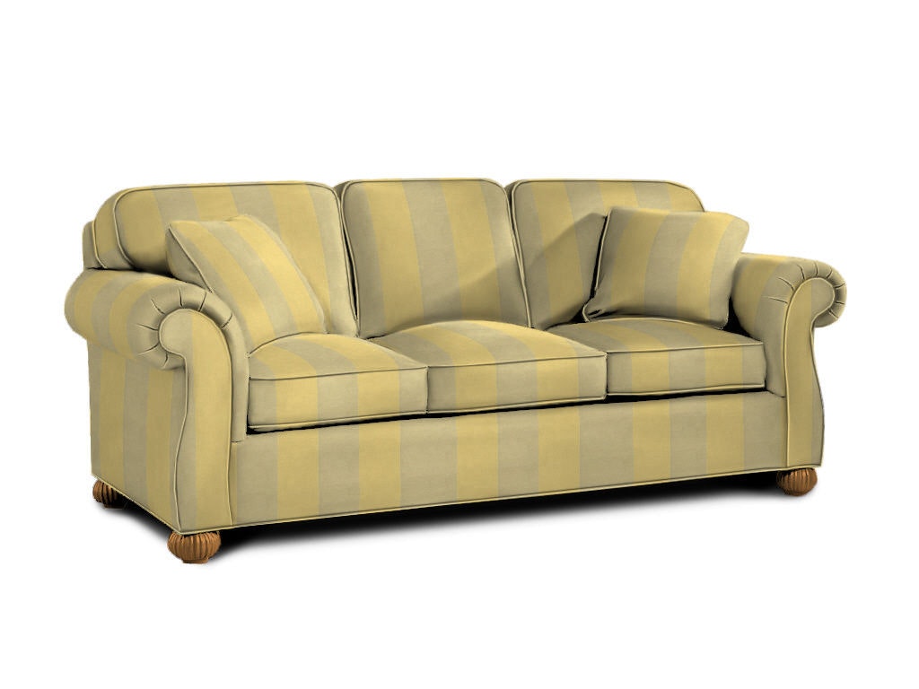 Sherrill Semi-Attached Back Cushion Three Cushion Sofa Sleeper 7130-33