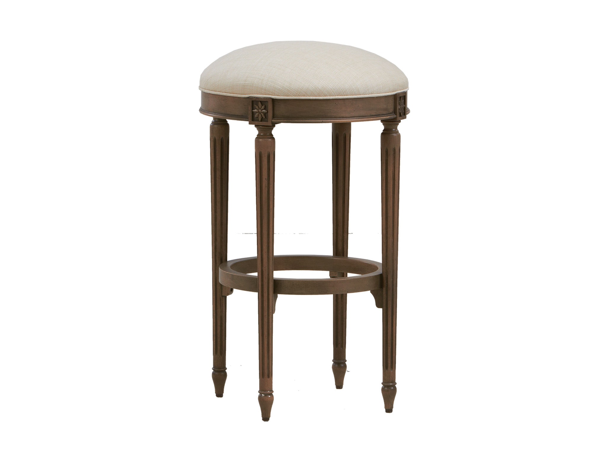 Ethan Allen Marcella Barstool Backless Swivel 132094