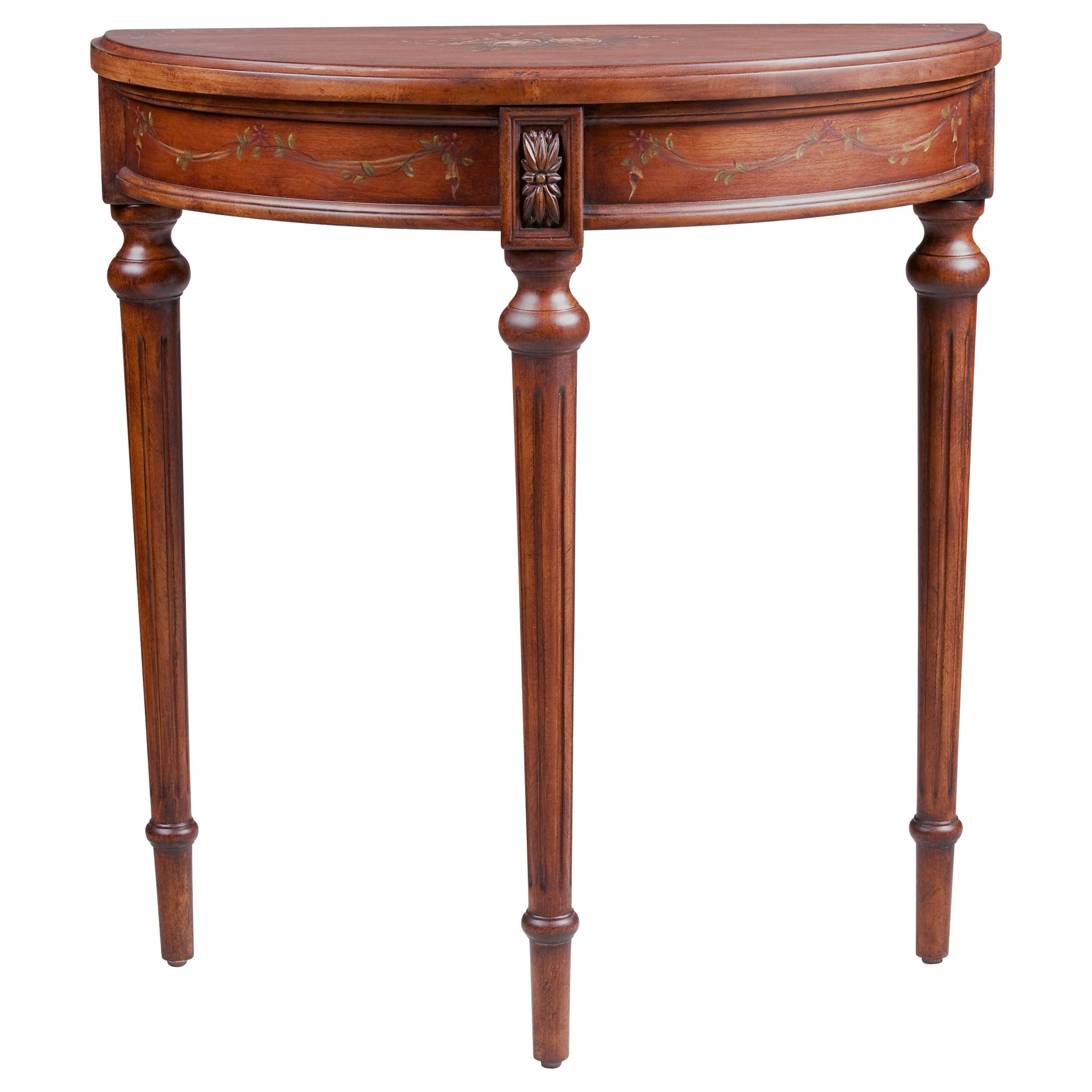 Ethan Allen Sylvie Demilune Console Table 139205