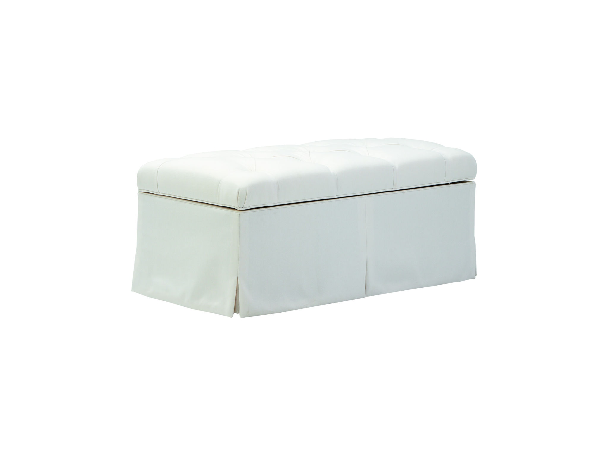 Ethan Allen Manor Storage Ottoman 202166