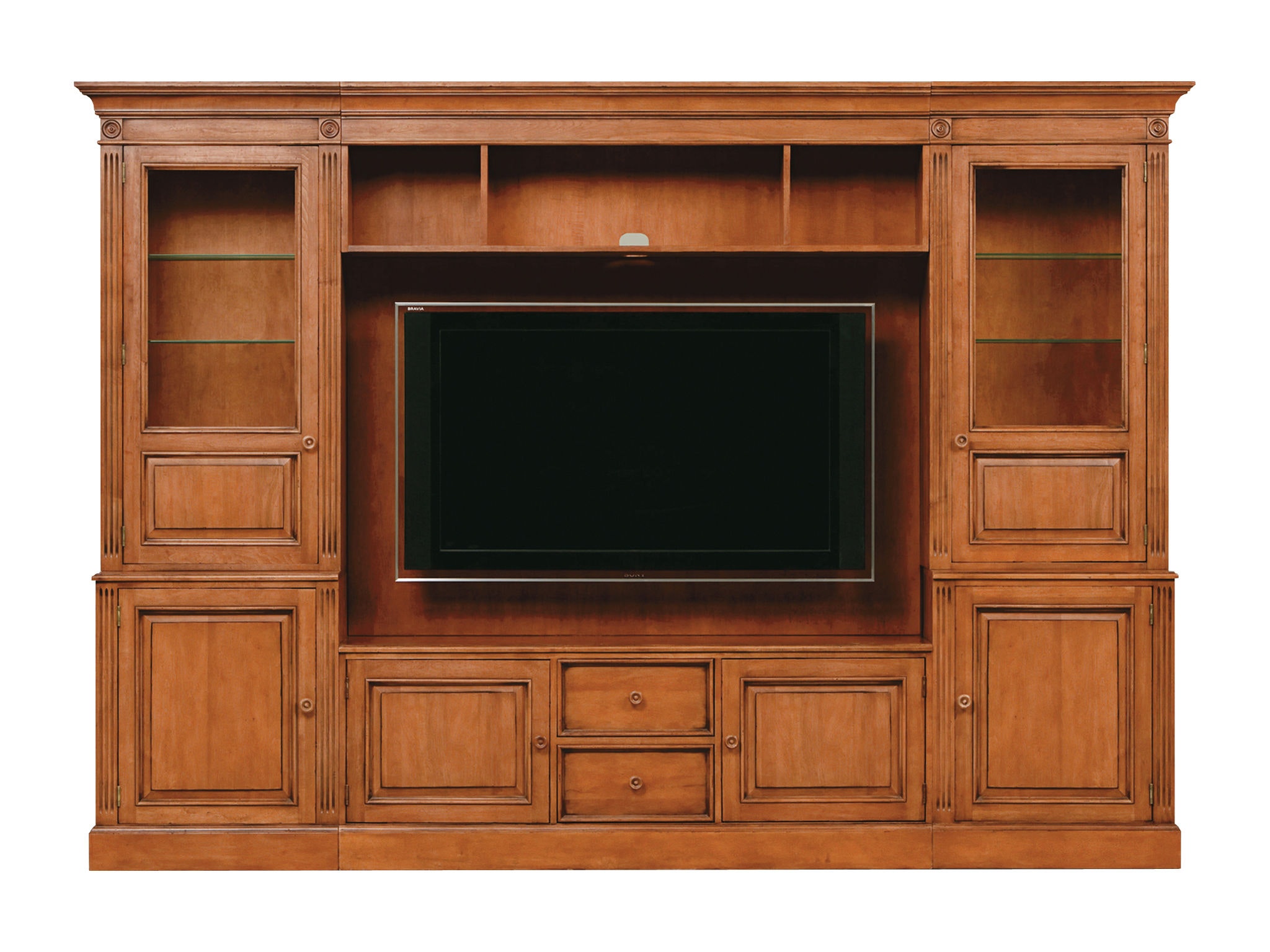 Ethan Allen Wagner Glass-Door Media Center 339671G