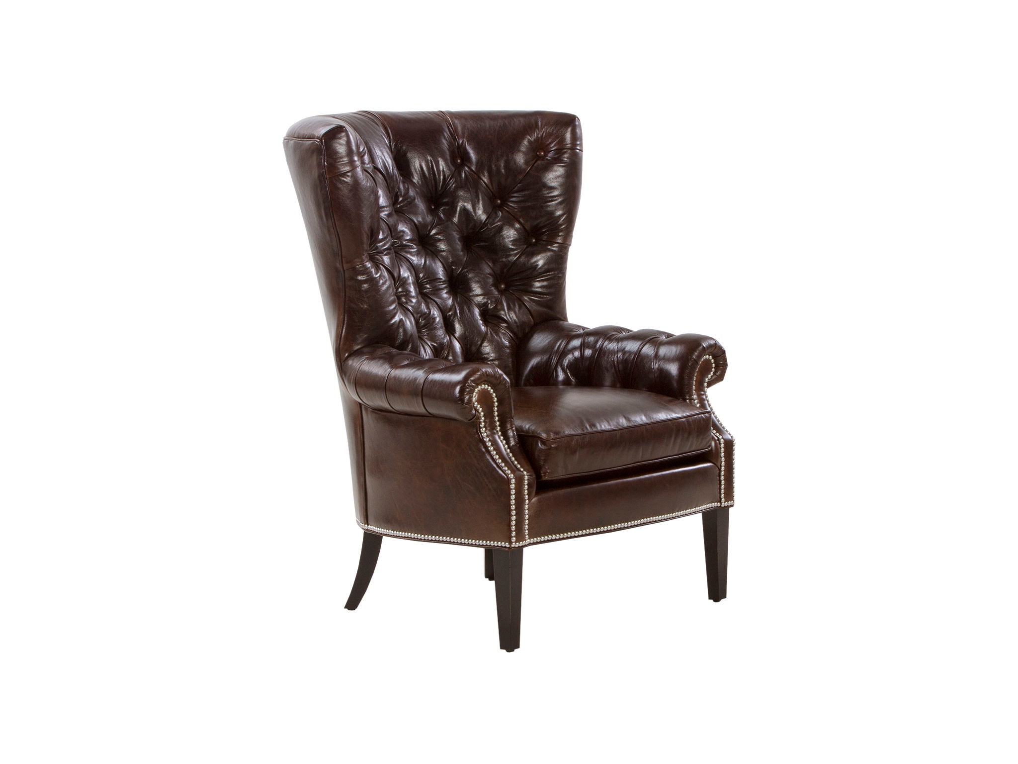 Ethan Allen Rhodes Chair, Leather 722081