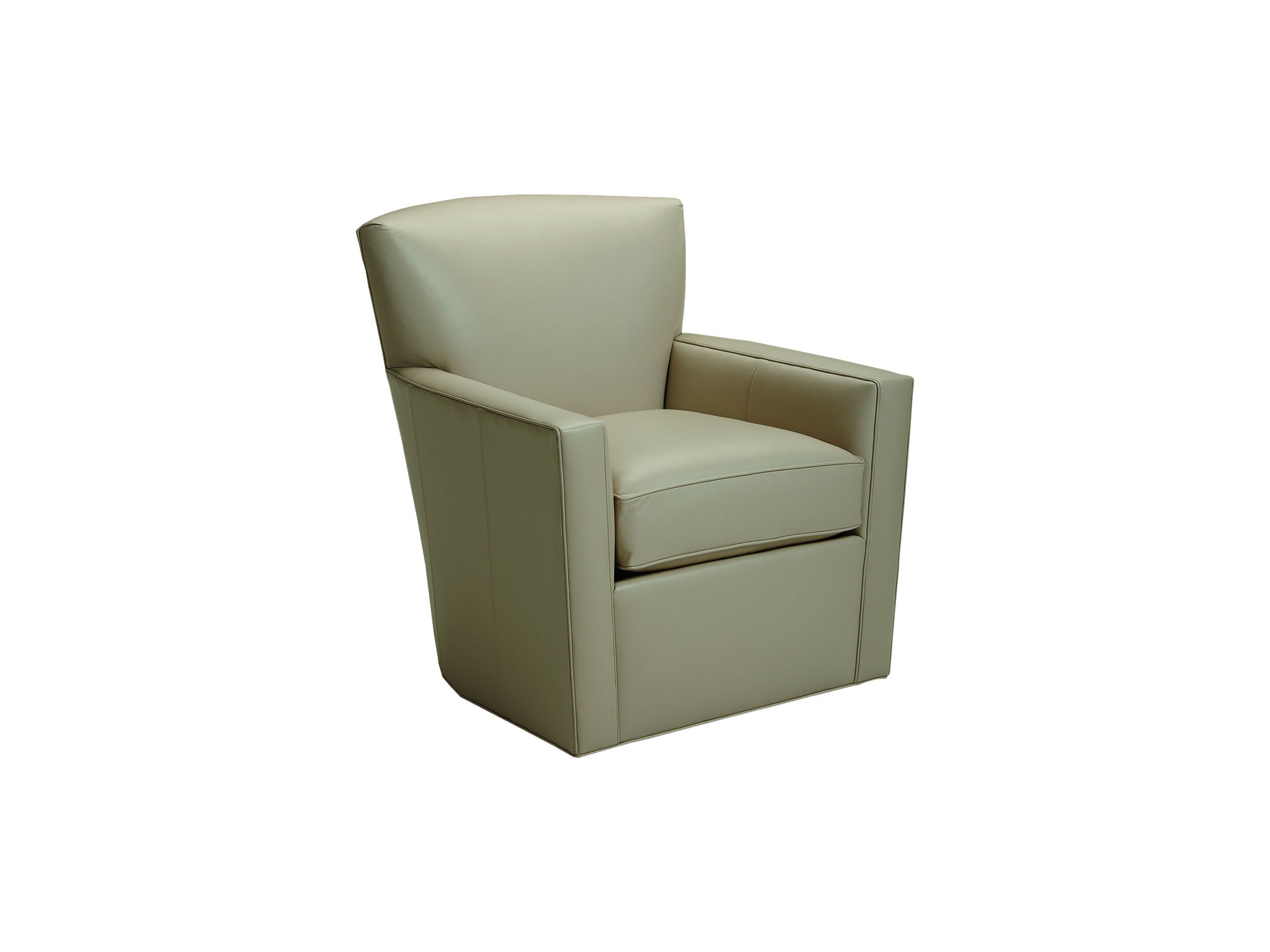 Ethan Allen Turner Swivel Chair, Leather 727082