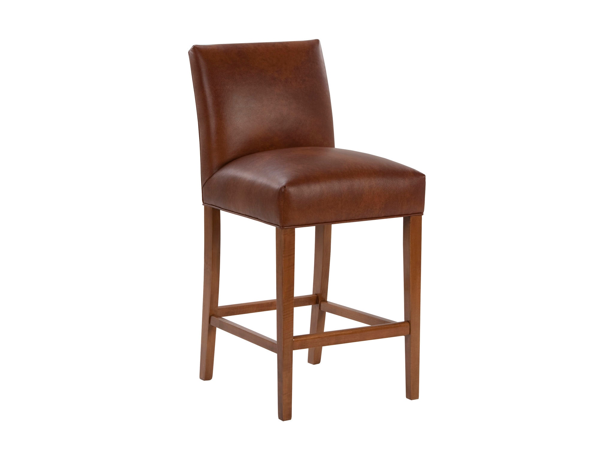 Ethan Allen Thomas Leather Barstool 727310