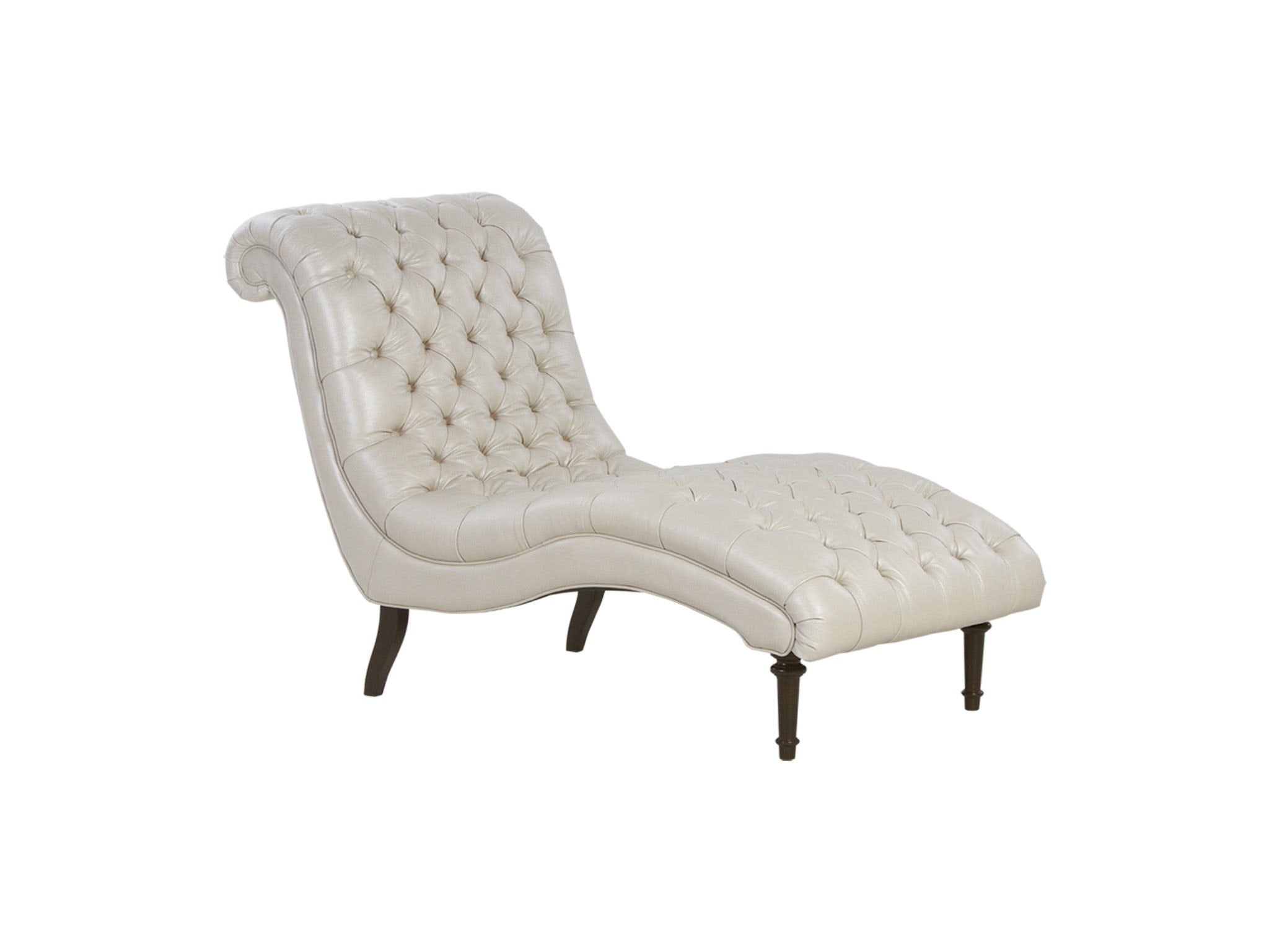 Ethan Allen Harlowe Leather Chaise 727419