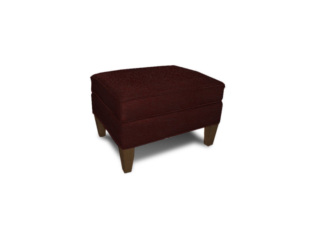 Ethan Allen Collin Leather Ottoman 727544