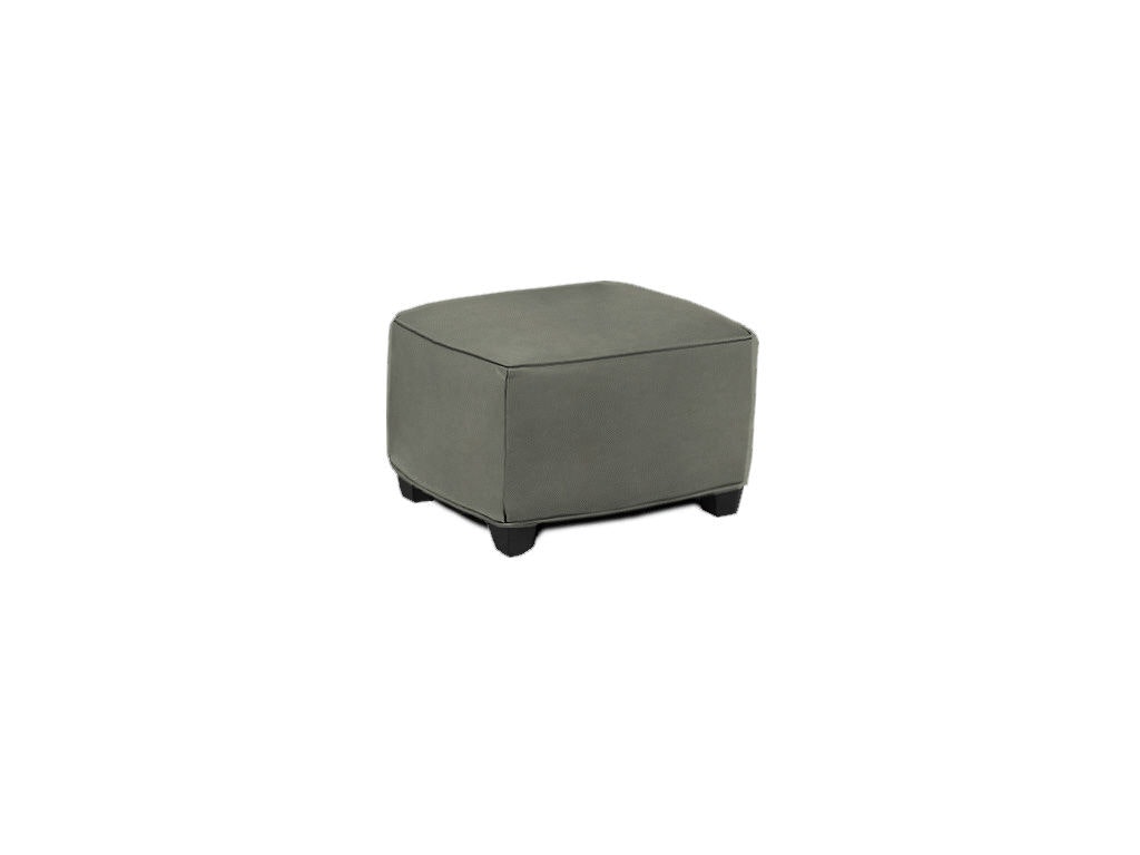 Ethan Allen Bentley Leather Ottoman 727547